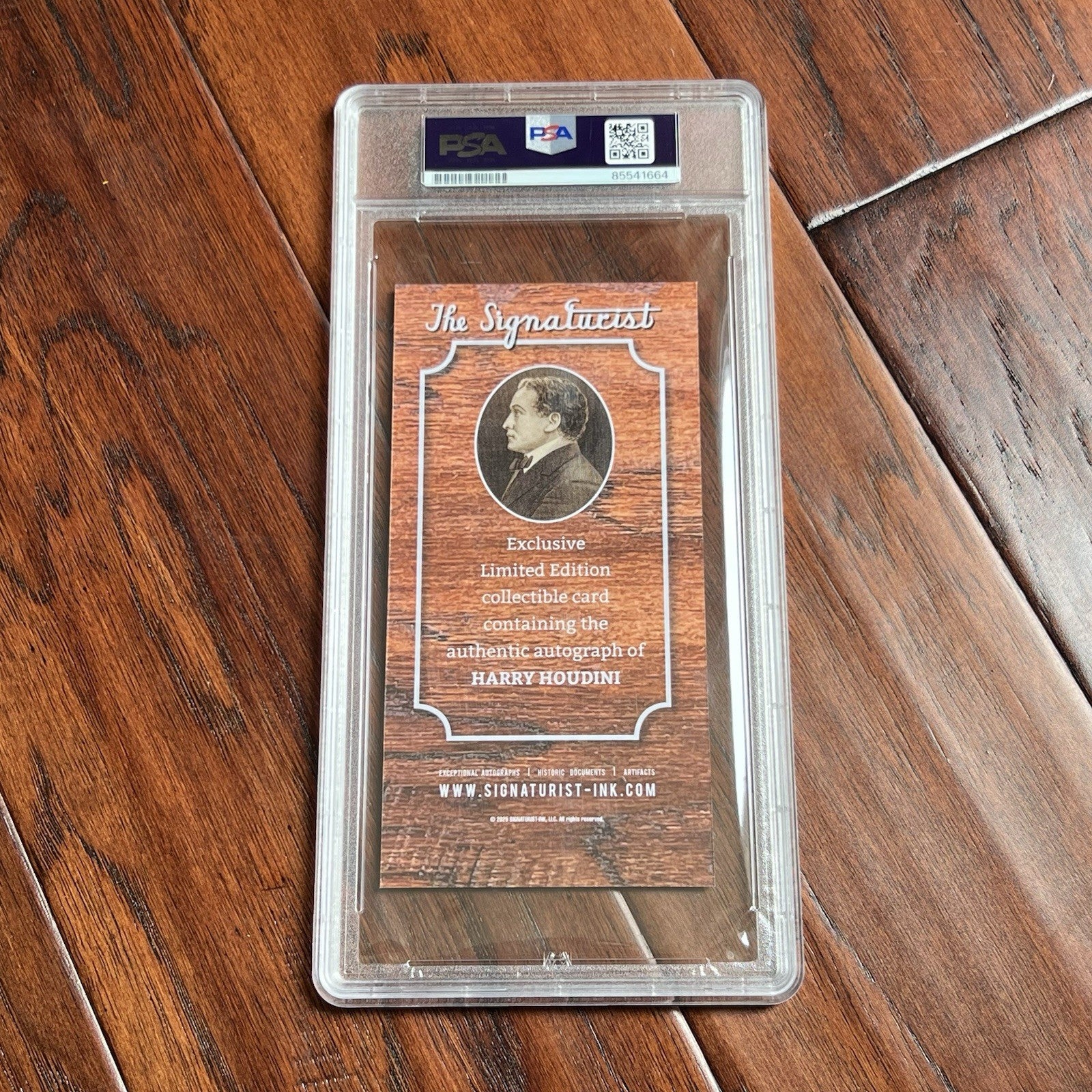 HARRY HOUDINI * PSA/DNA * Autograph Cut Signature CUSTOM CARD Signed