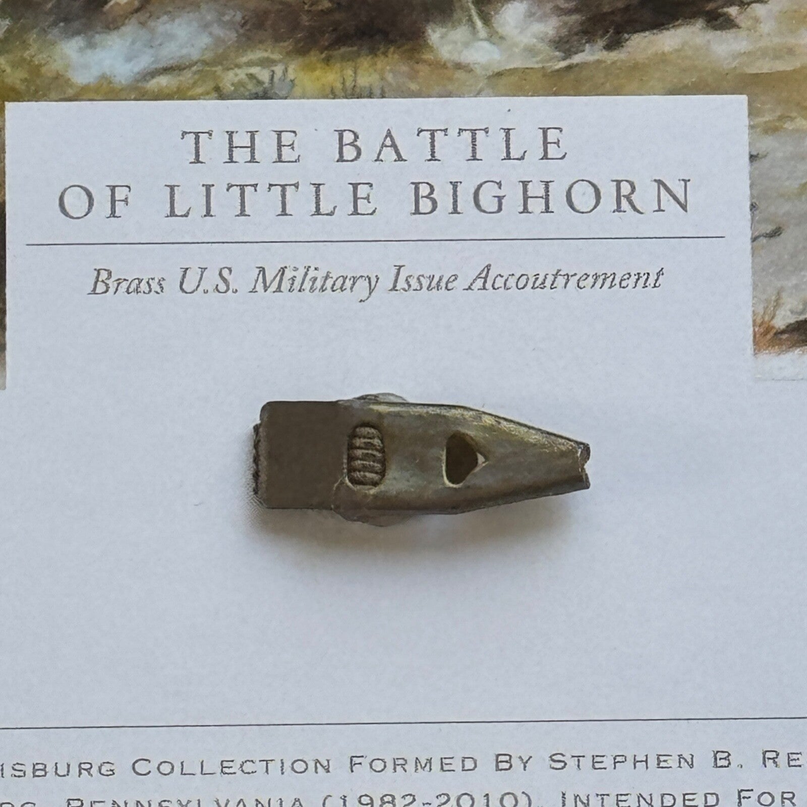 CUSTER'S LAST STAND * Original BATTLEFIELD DUG Artifact * LITTLE BIGHORN * COA