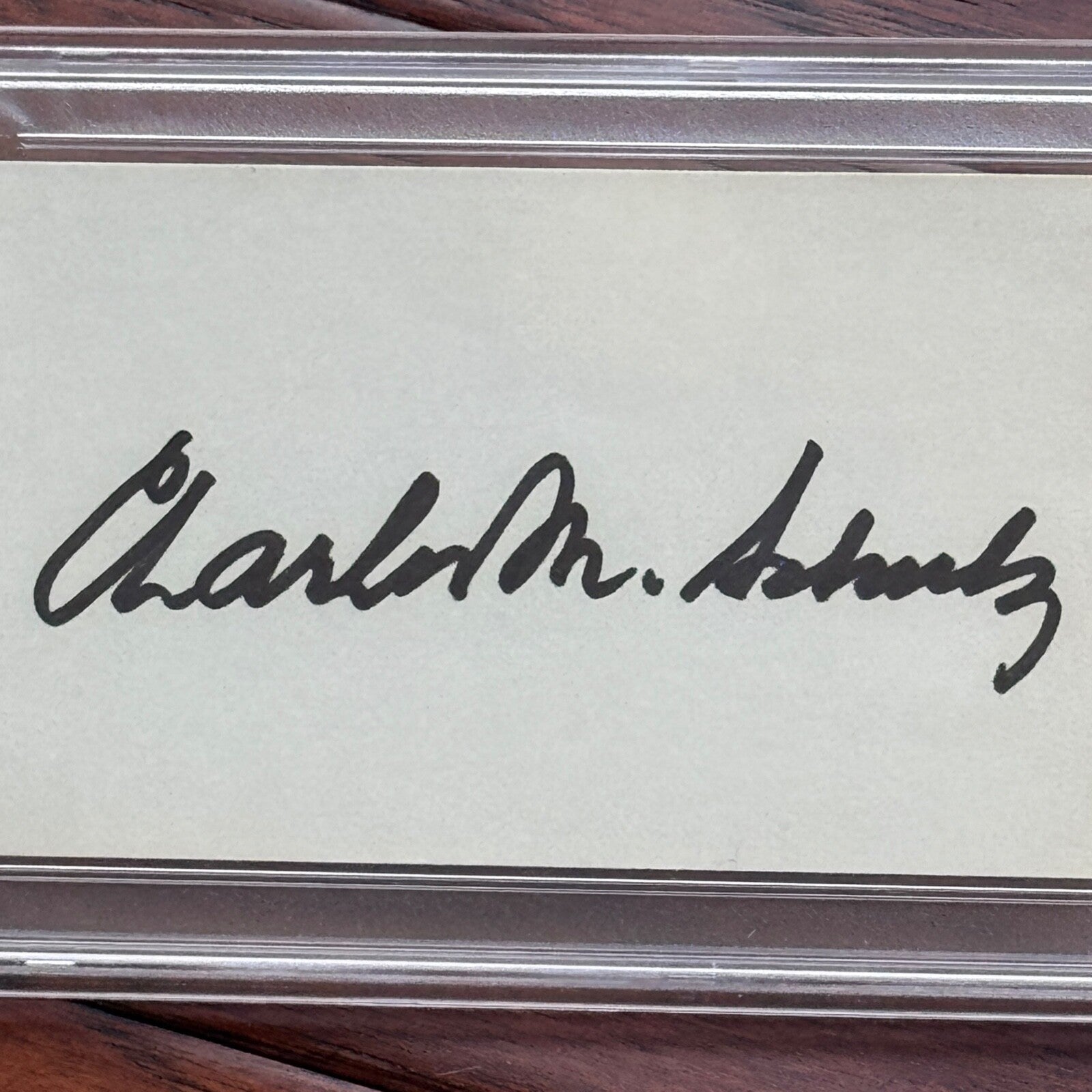 CHARLES SCHULZ * PSA * GEM MINT 10 Autograph Signed * Peanuts * Snoopy