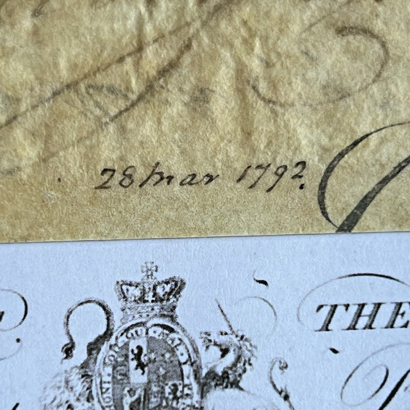 KING GEORGE III * PSA/DNA * Autograph CUT SIGNATURE Engraving Signed * England