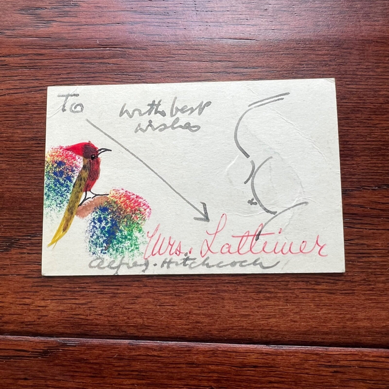 ALFRED HITCHCOCK * JSA Autograph Sketch SIGNED SELF-PORTRAIT Drawing CARICATURE