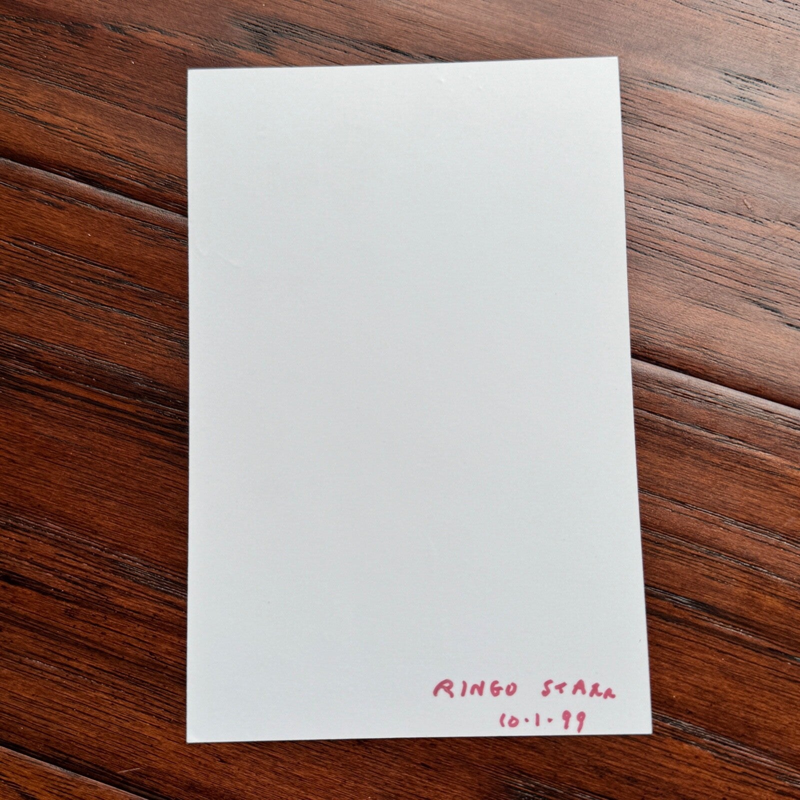 RINGO STARR * JSA *  Autograph Photo SIGNED * BEATLES Drummer Signature