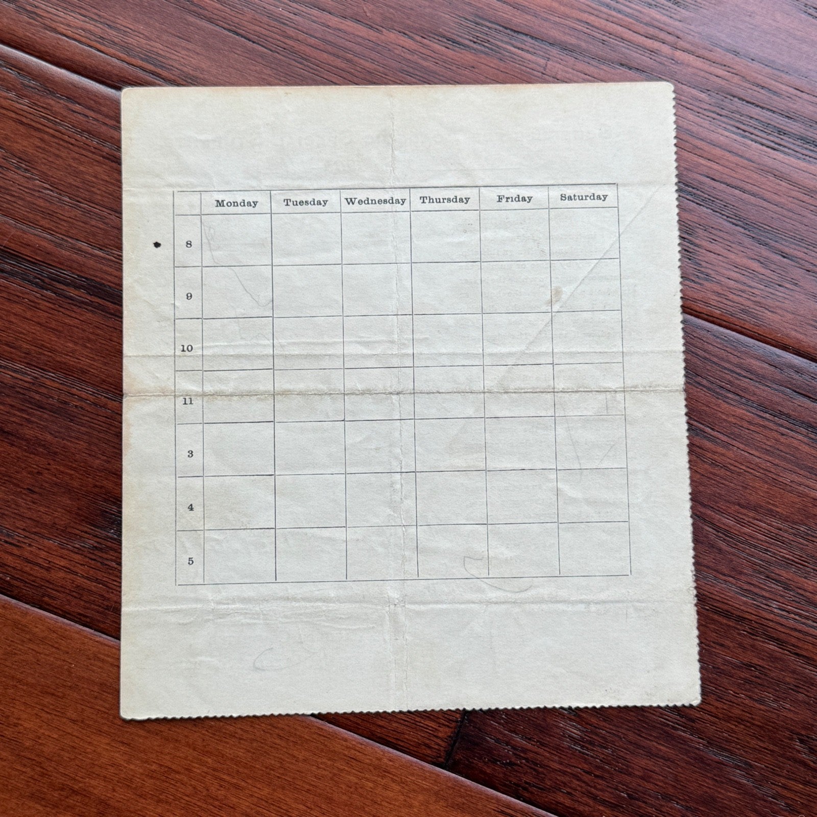 WOODROW WILSON  * JSA * Autograph PRINCETON Academic Schedule SIGNED 2x