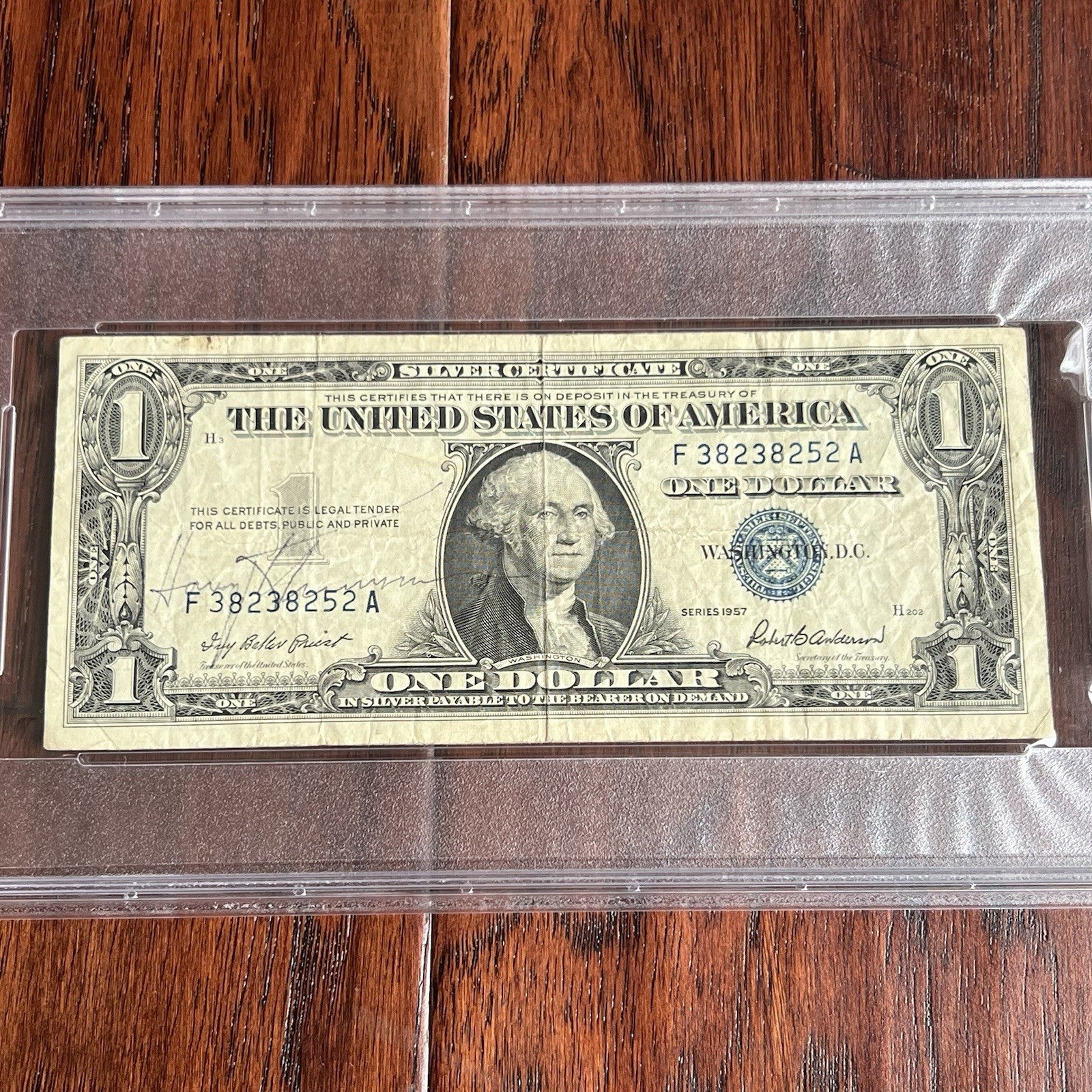 HARRY S TRUMAN * PSA * Autograph $1 Dollar Bill Signed * BUCK STOPS HERE