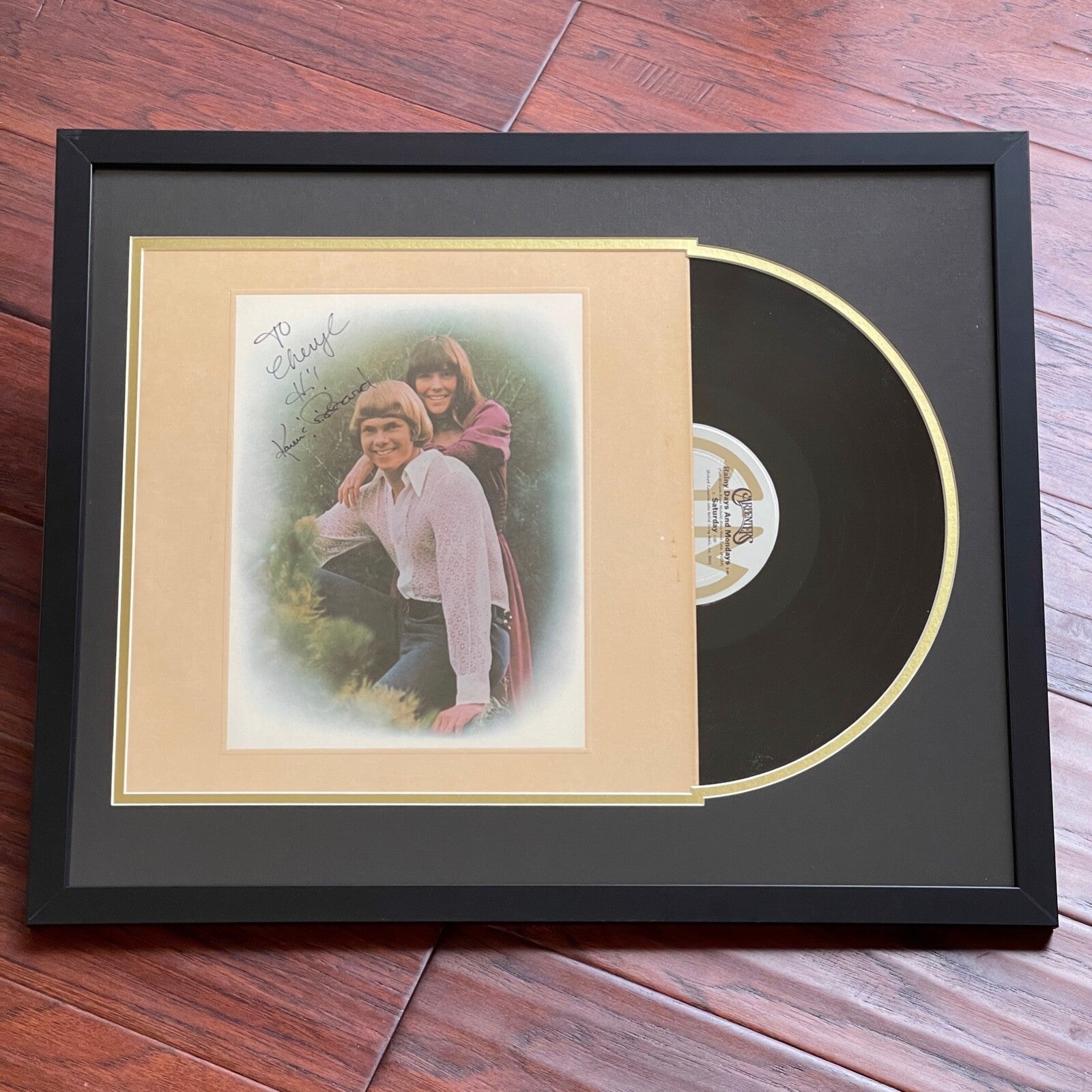 CARPENTERS * PSA/DNA * KAREN & RICHARD AUTOGRAPH "CARPENTERS" ALBUM SIGNED LP