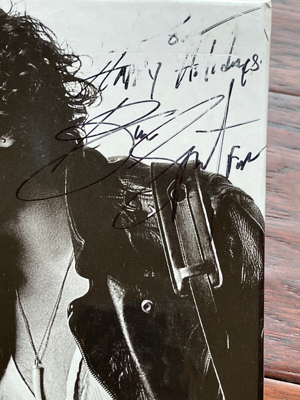 BRUCE SPRINGSTEEN *JSA LOA* AUTOGRAPH "Born To Run" 30th Anniv. Box Set SIGNED