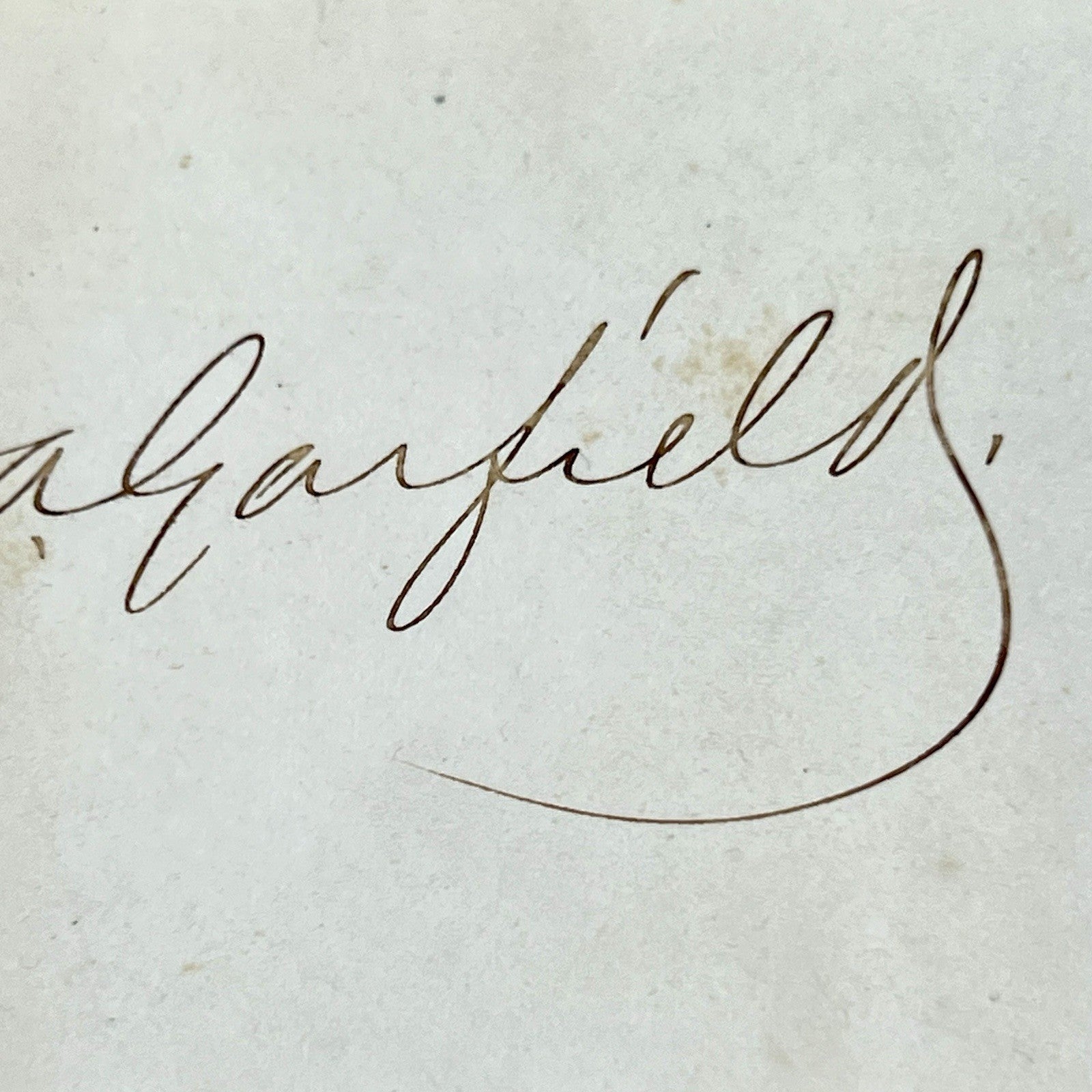 JAMES A. GARFIELD * PSA * Autograph Cut Signature Signed President