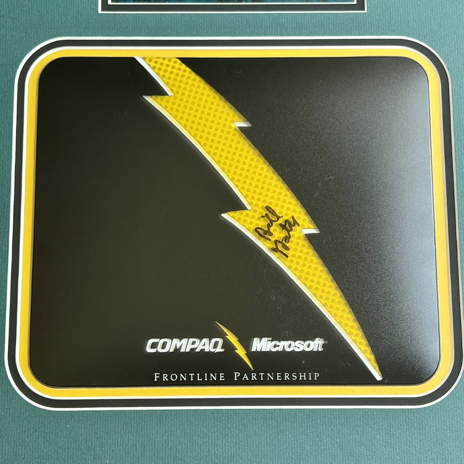 BILL GATES * PSA * Autograph Microsoft Mousepad Signed