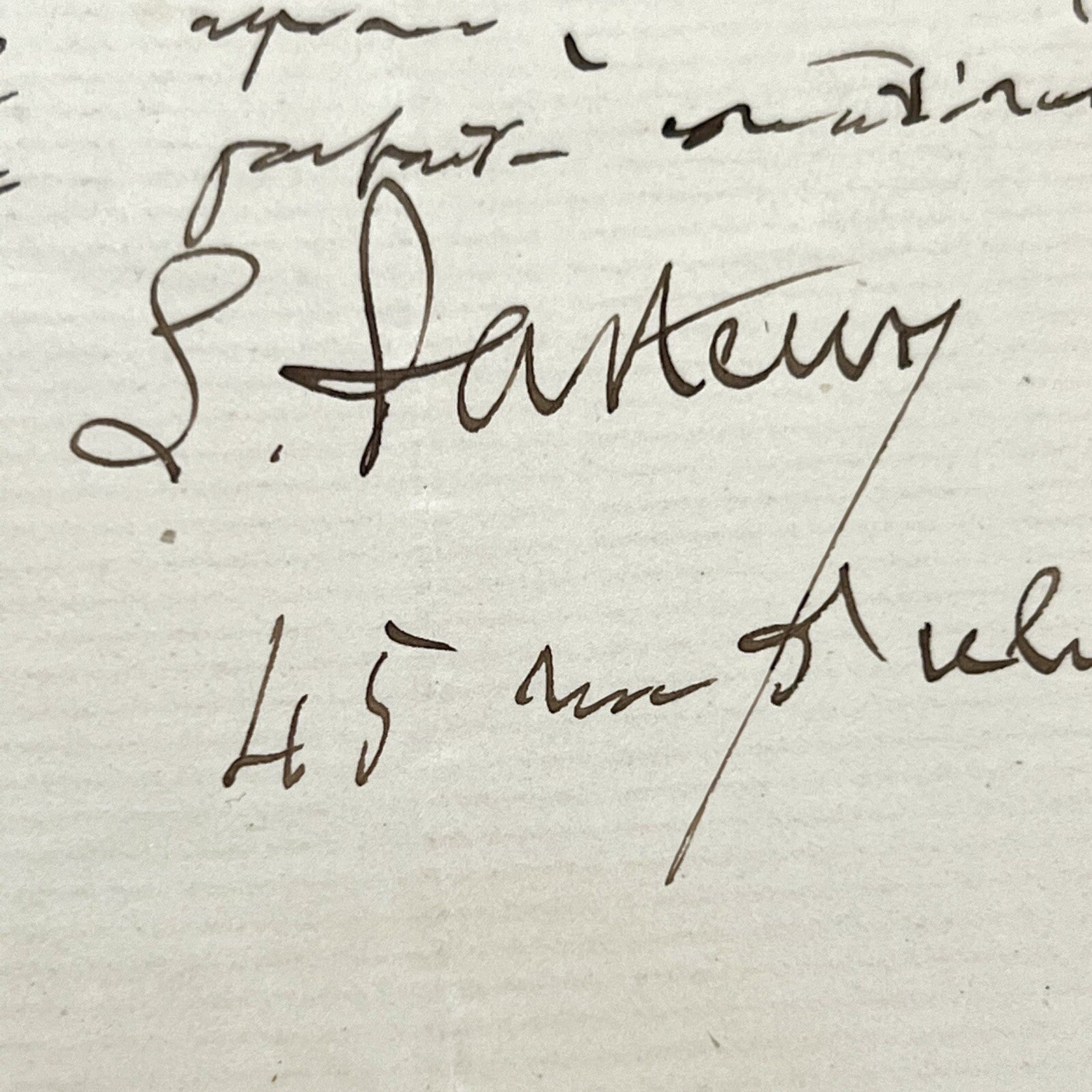 LOUIS PASTEUR * PSA/DNA * Autograph Letter Testing His Vaccine for Pigs Signed