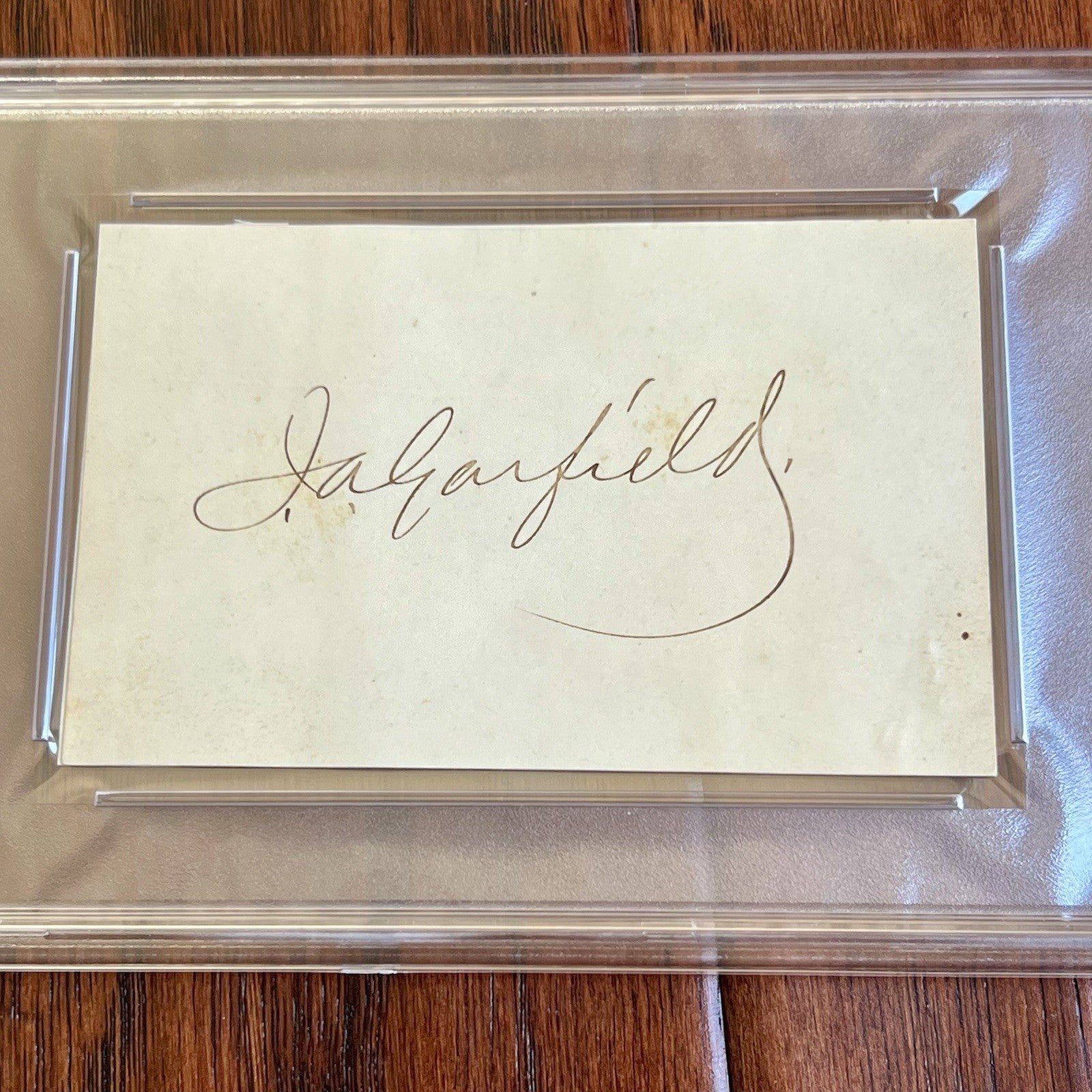 JAMES A. GARFIELD * PSA * Autograph Cut Signature Signed President