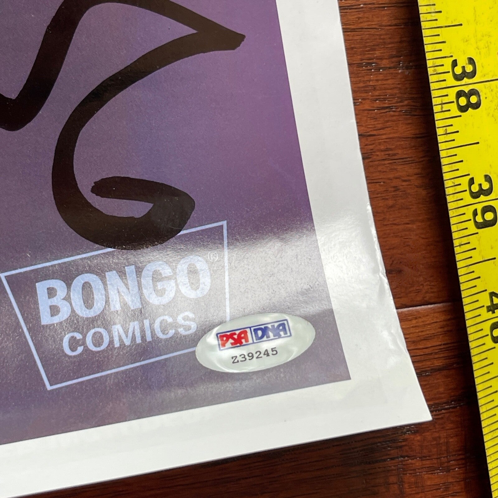 MATT GROENING * PSA Mint 9 * XL "Bart Simpson" Autograph Sketch Signed * Drawing