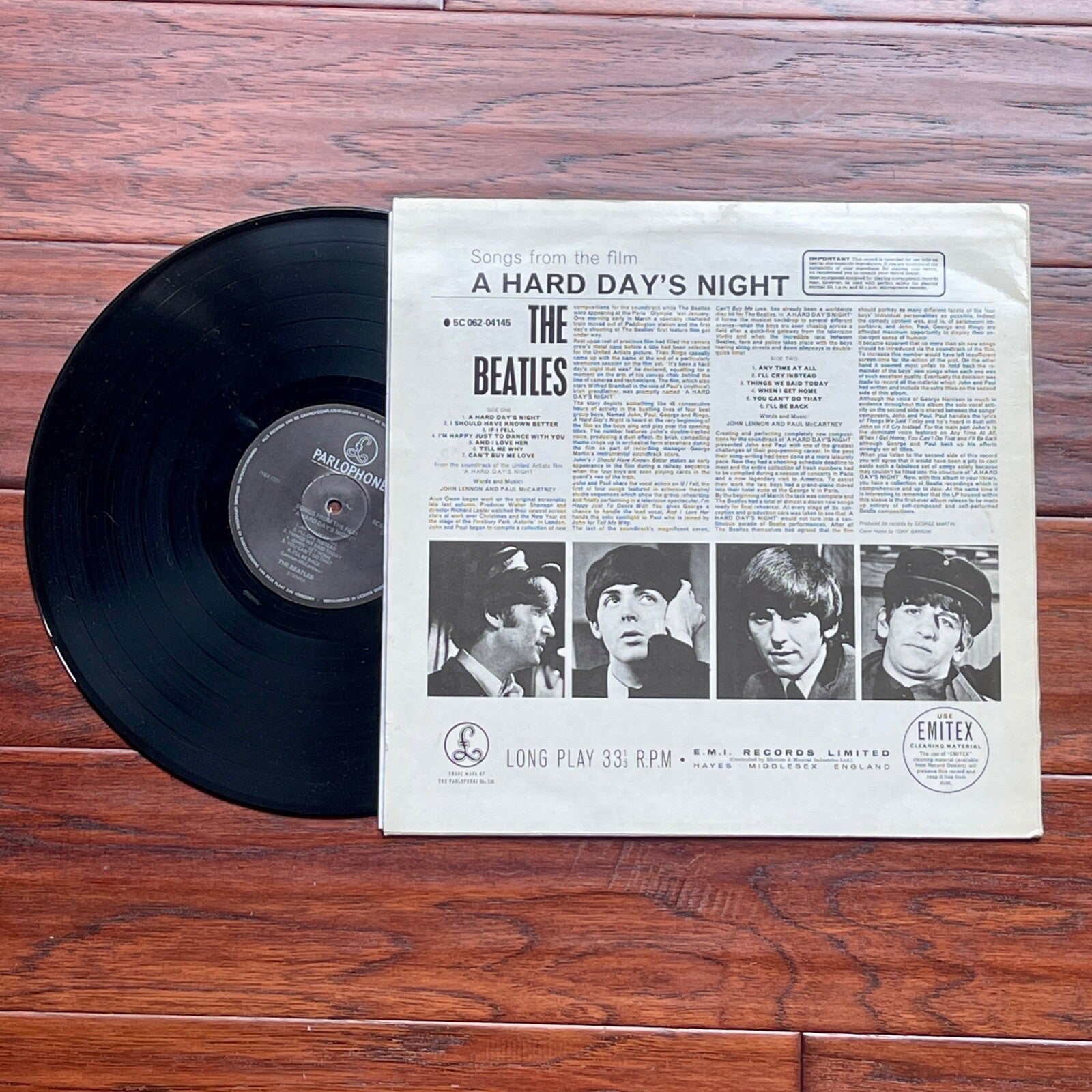 PAUL McCARTNEY * JSA * Autograph HARD DAY'S NIGHT LP Album Signed * CAIAZZO