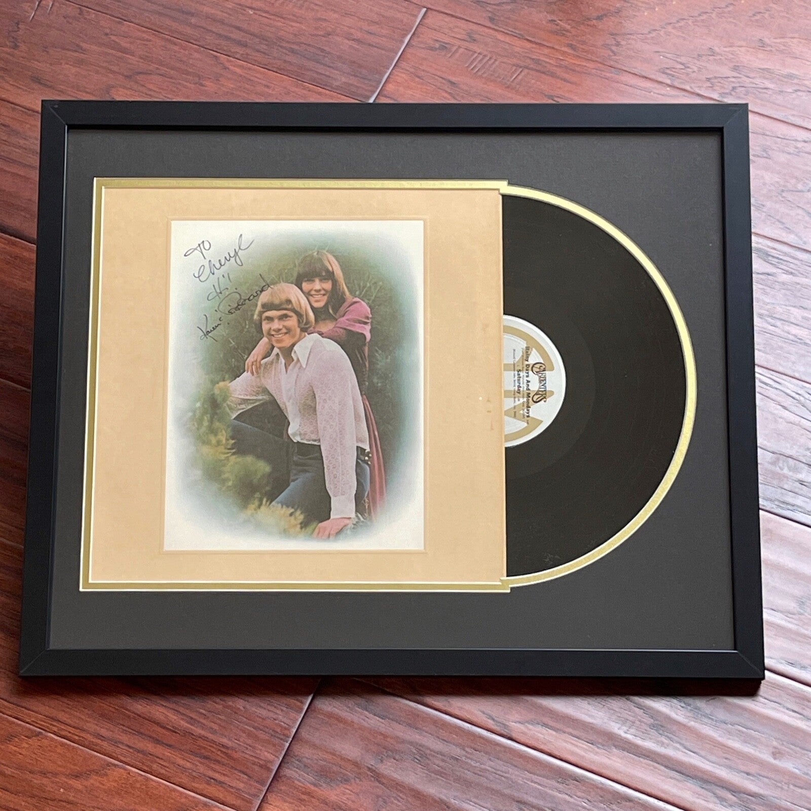 CARPENTERS * PSA/DNA * KAREN & RICHARD AUTOGRAPH "CARPENTERS" ALBUM SIGNED LP