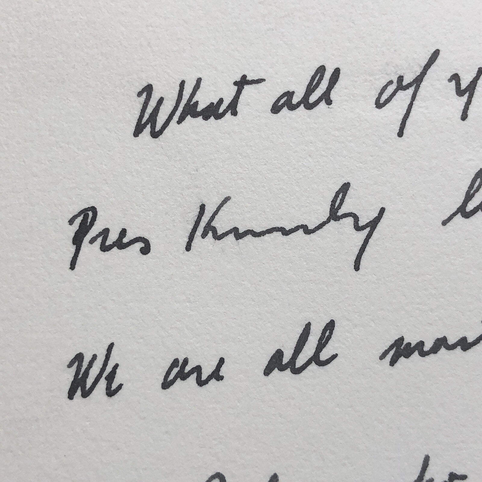 ROBERT F. KENNEDY * JSA * Handwritten Letter Signed As Attorney General Re: JFK