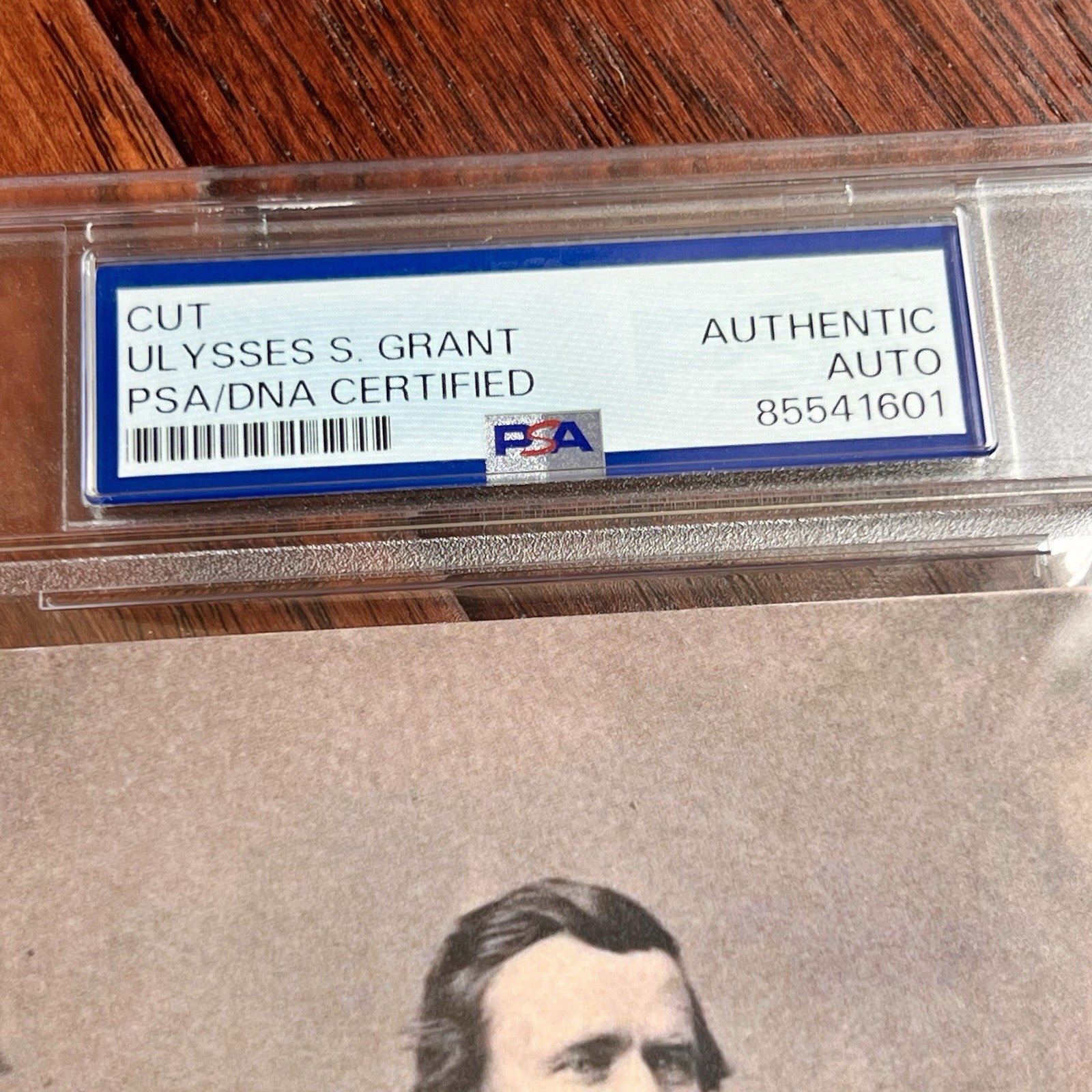 ULYSSES S. GRANT * PSA/DNA * Autograph CUT SIGNATURE Signed CDV  * Civil War