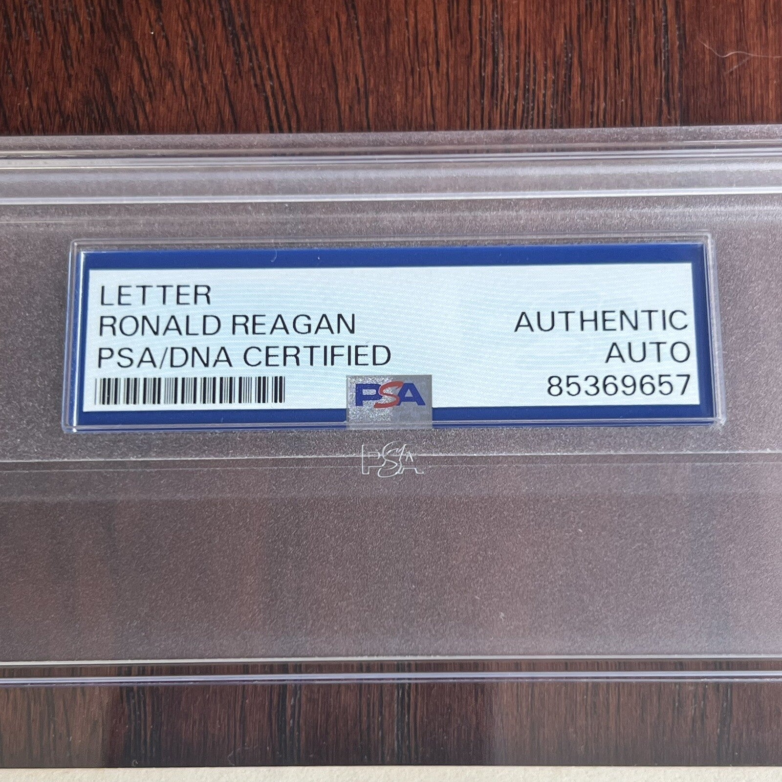 RONALD REAGAN * PSA * Autograph White House Letter Signed Dutch As President