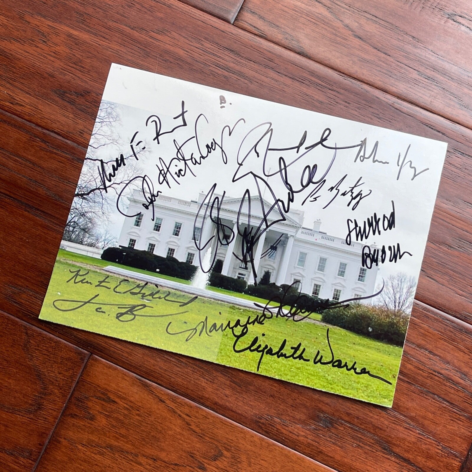 JOE BIDEN & KAMALA HARRIS * BAS * Autograph WHITE HOUSE Photo Signed * Buttigieg