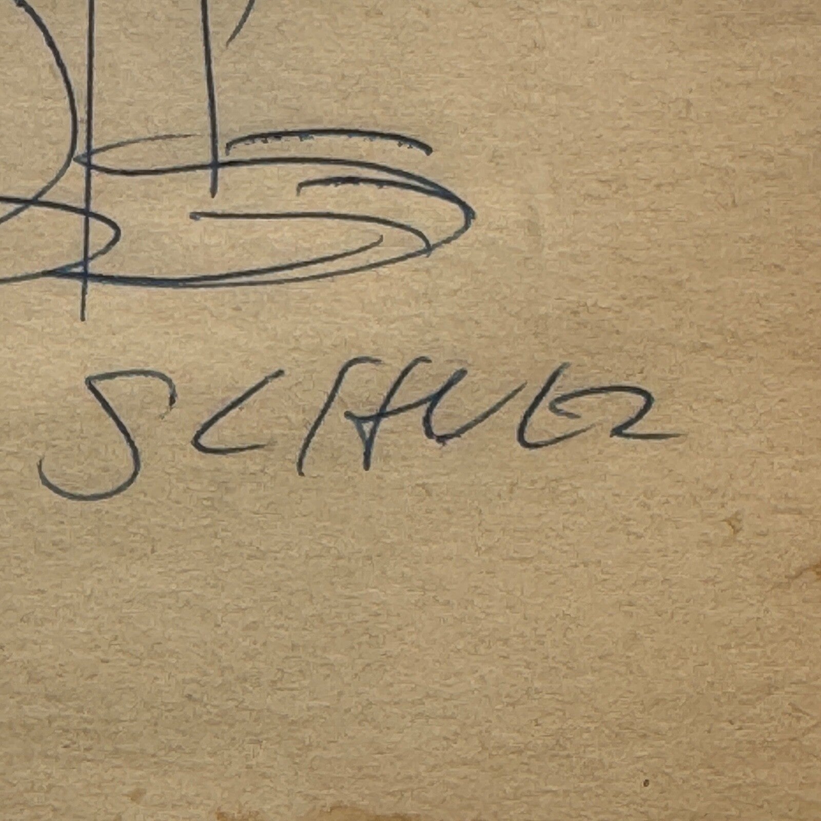 CHARLES M SCHULZ * PSA * Autograph SNOOPY Hand-Drawn Artwork Signed * PEANUTS