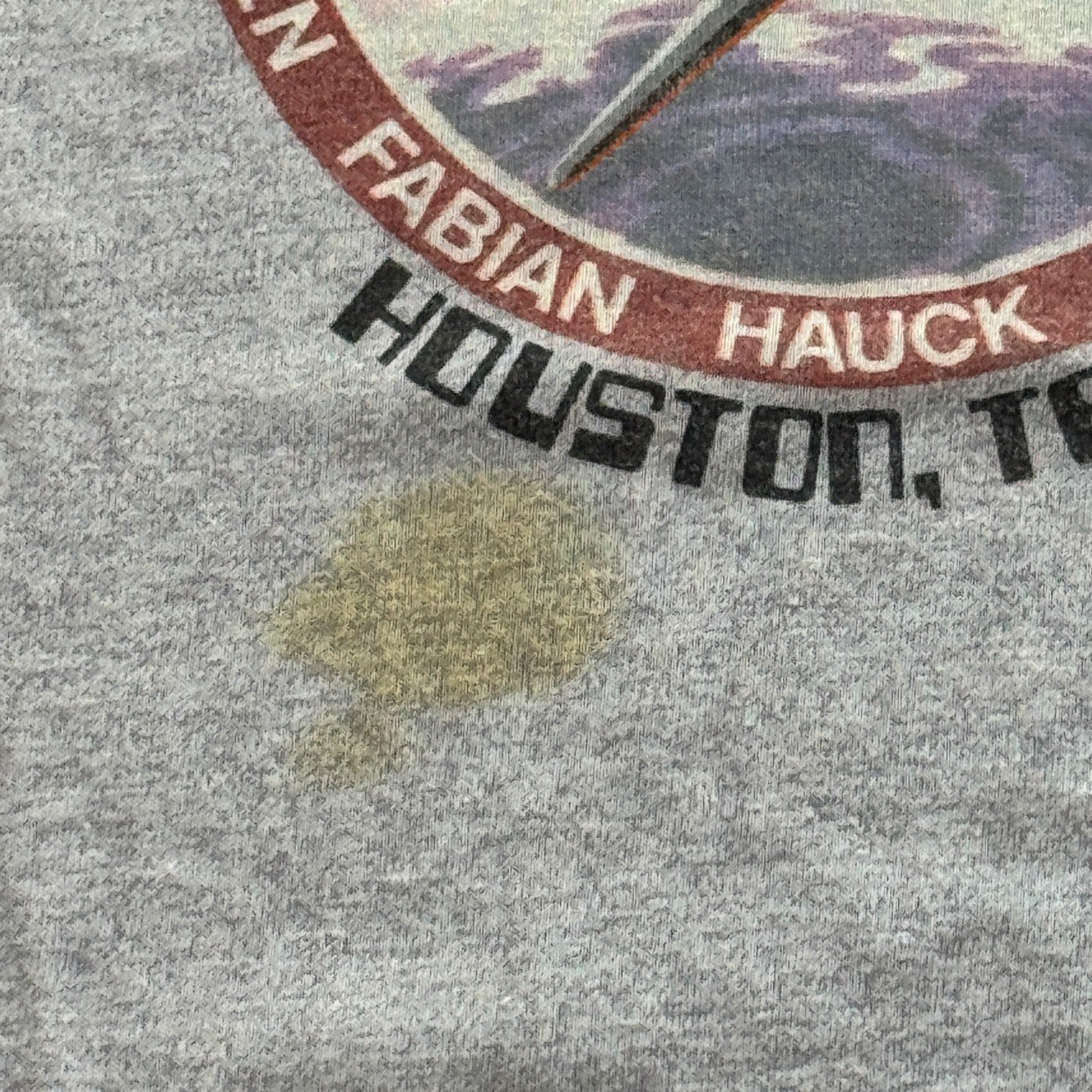 SALLY RIDE * Ride Estate Signed COA * Her Worn NASA STS-7 Mission Patch T-Shirt