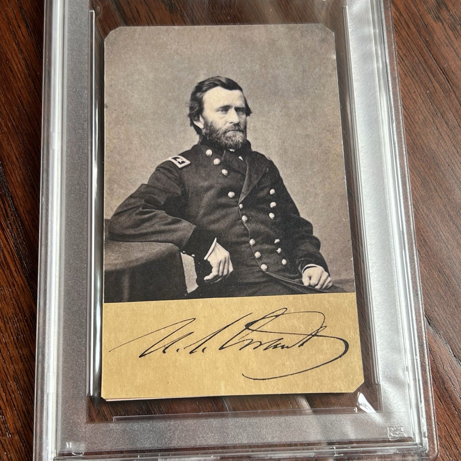 ULYSSES S. GRANT * PSA/DNA * Autograph CUT SIGNATURE Signed CDV  * Civil War