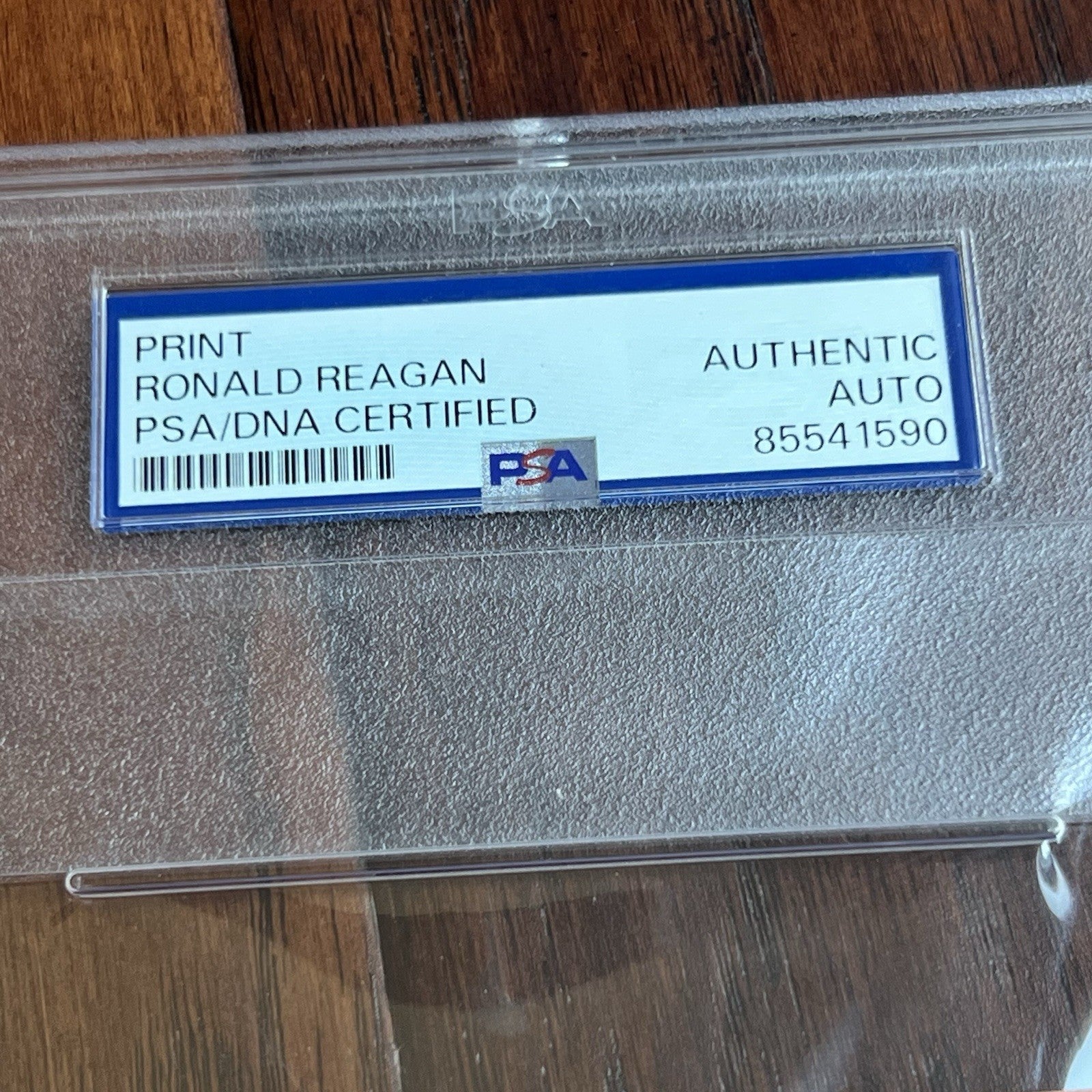 RONALD REAGAN * PSA * Autograph Economic Development Ticket Signed * DISNEYLAND