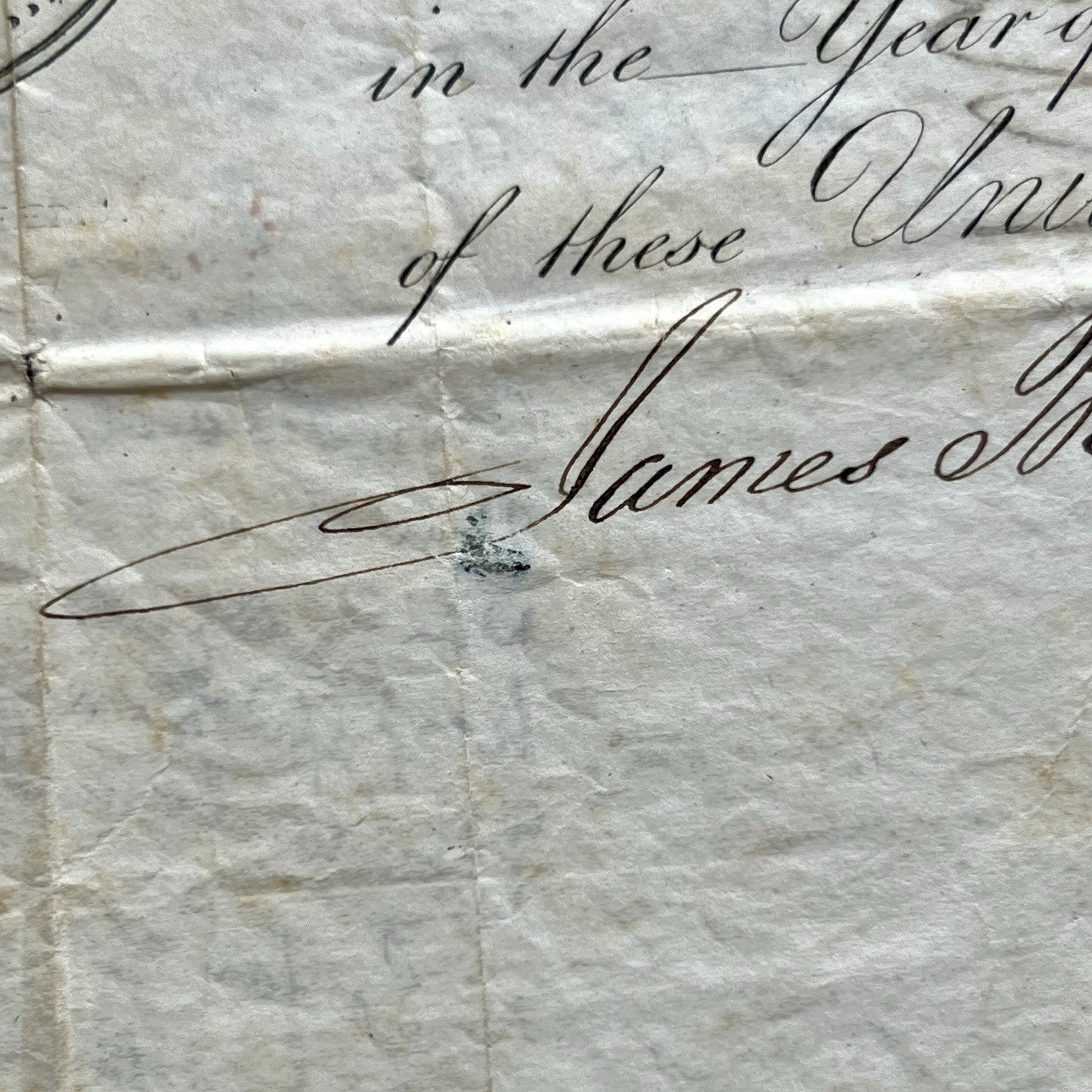 JAMES BUCHANAN * PSA * Autograph American Eagle Vignette Passport Signed