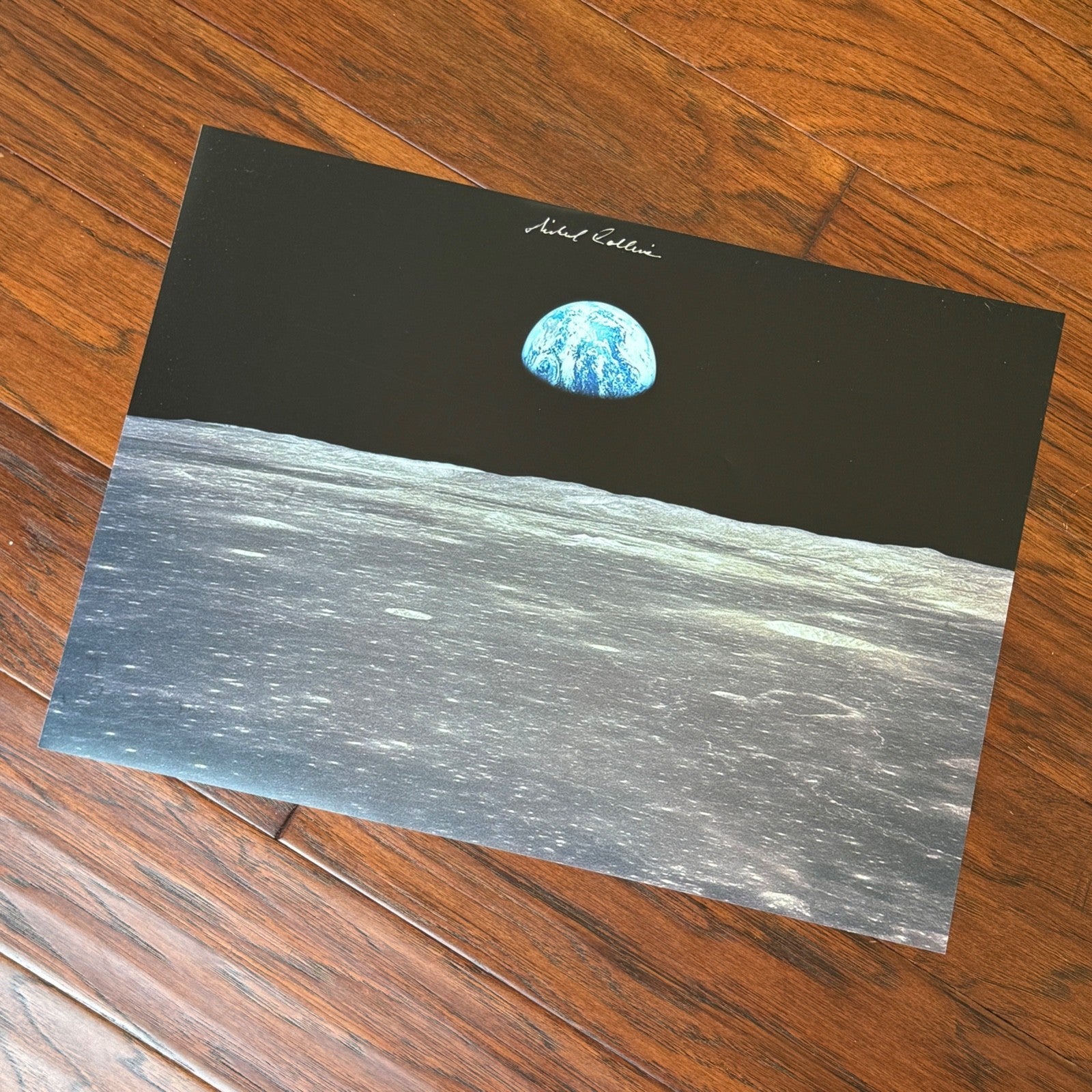 MICHAEL COLLINS * PSA * Autograph APOLLO 11 EARTHRISE 16x20 Photo Signed