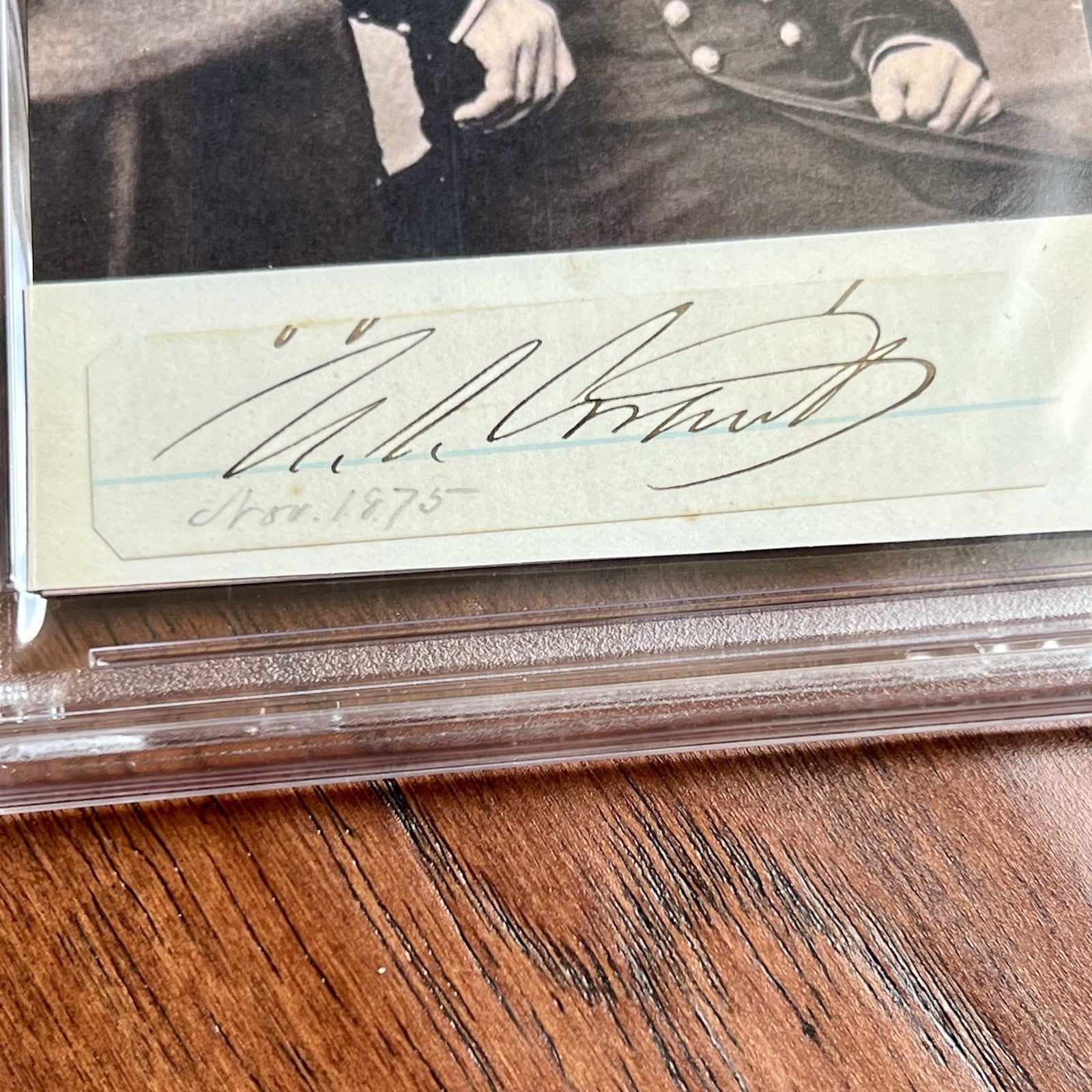 ULYSSES S. GRANT * PSA/DNA * Autograph CUT SIGNATURE Signed CDV  * Civil War