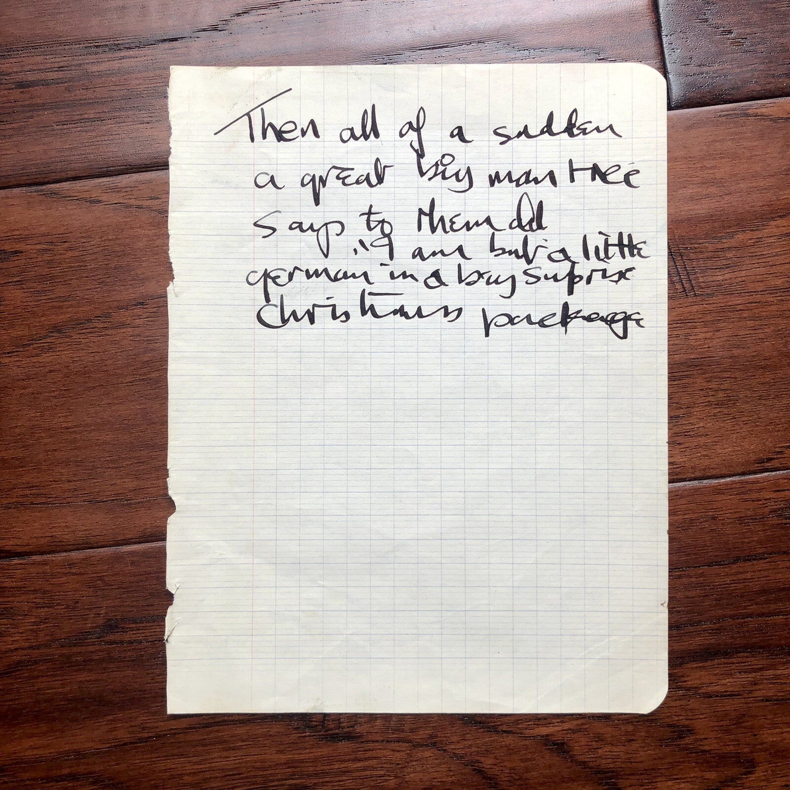 JOHN LENNON * JSA LOA * Handwritten Autograph Prose Poem Lyrics * Not Signed