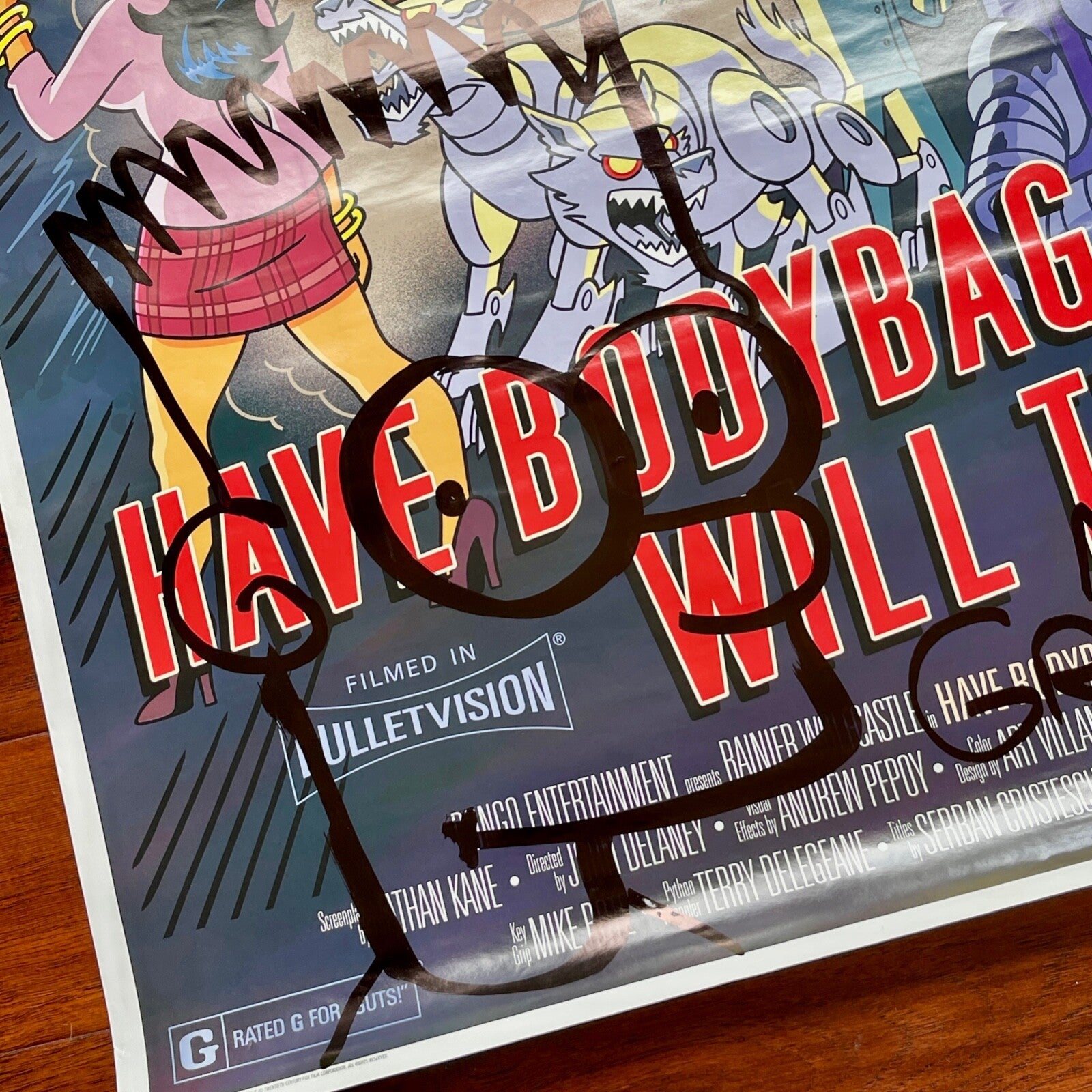 MATT GROENING * PSA Mint 9 * XL "Bart Simpson" Autograph Sketch Signed * Drawing