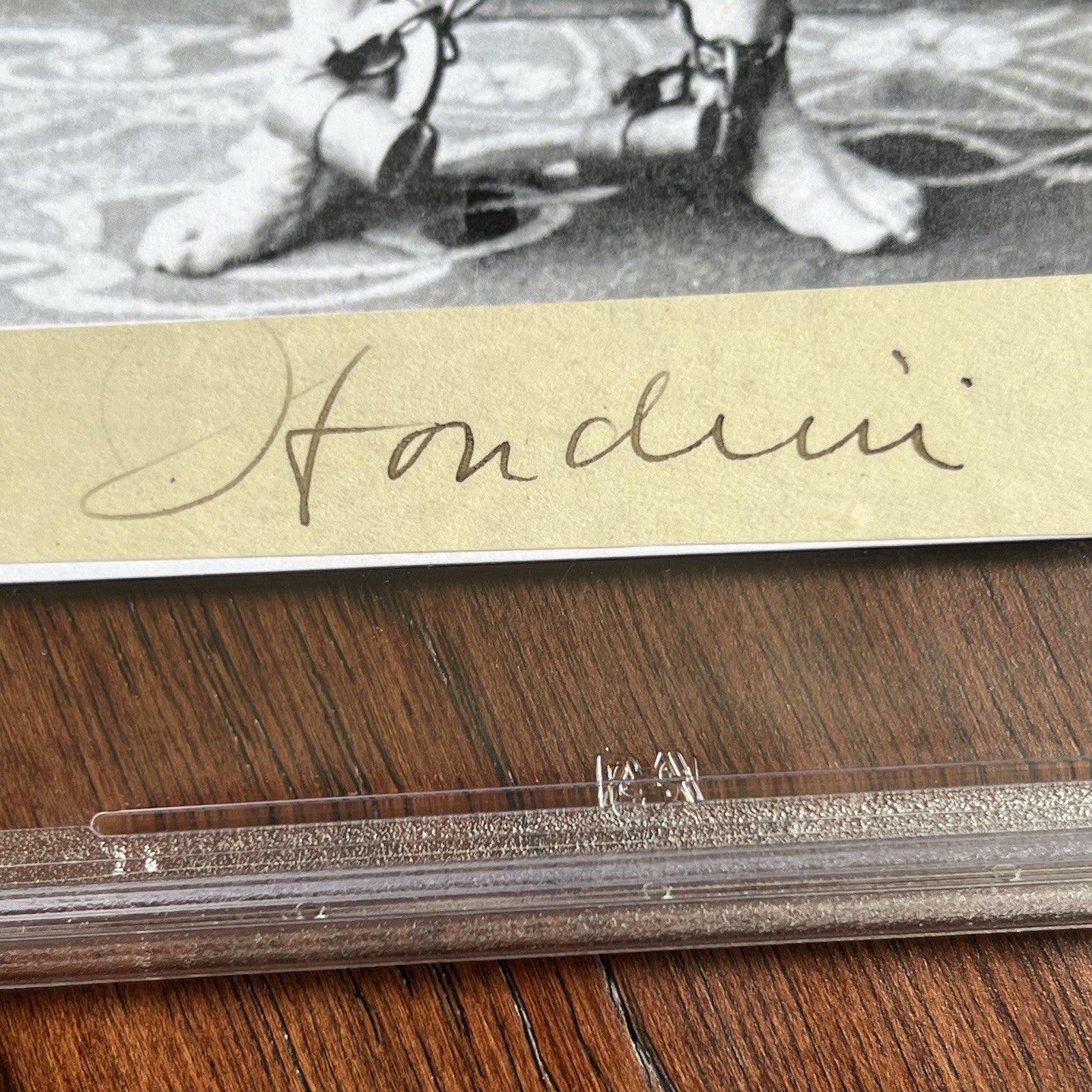 HARRY HOUDINI * PSA/DNA * Autograph Cut Signature CUSTOM CARD Signed