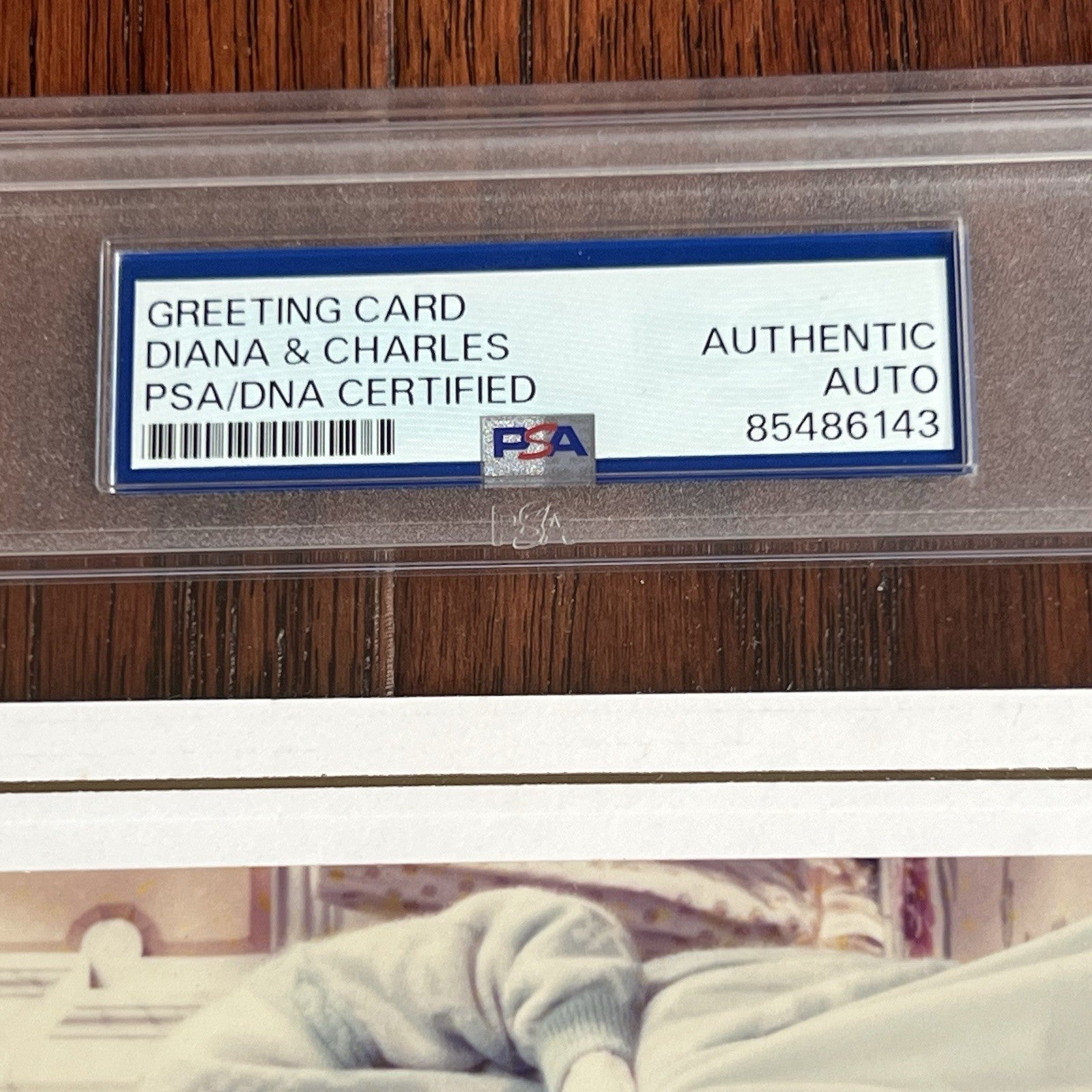 PRINCESS DIANA & KING CHARLES III * PSA * Autograph Family Xmas Card Signed 1986