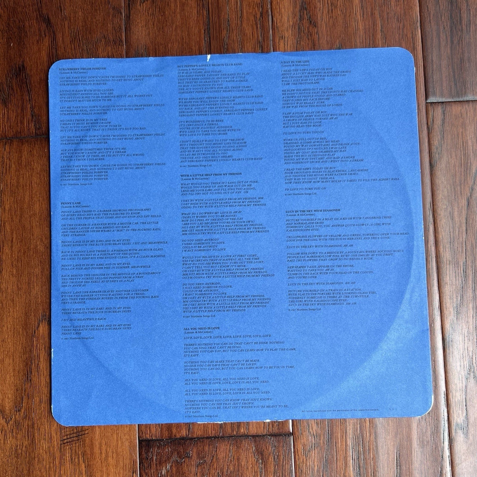 PAUL McCARTNEY & GEORGE MARTIN * PSA *  Autograph BEATLES 1967-1970 Album Signed