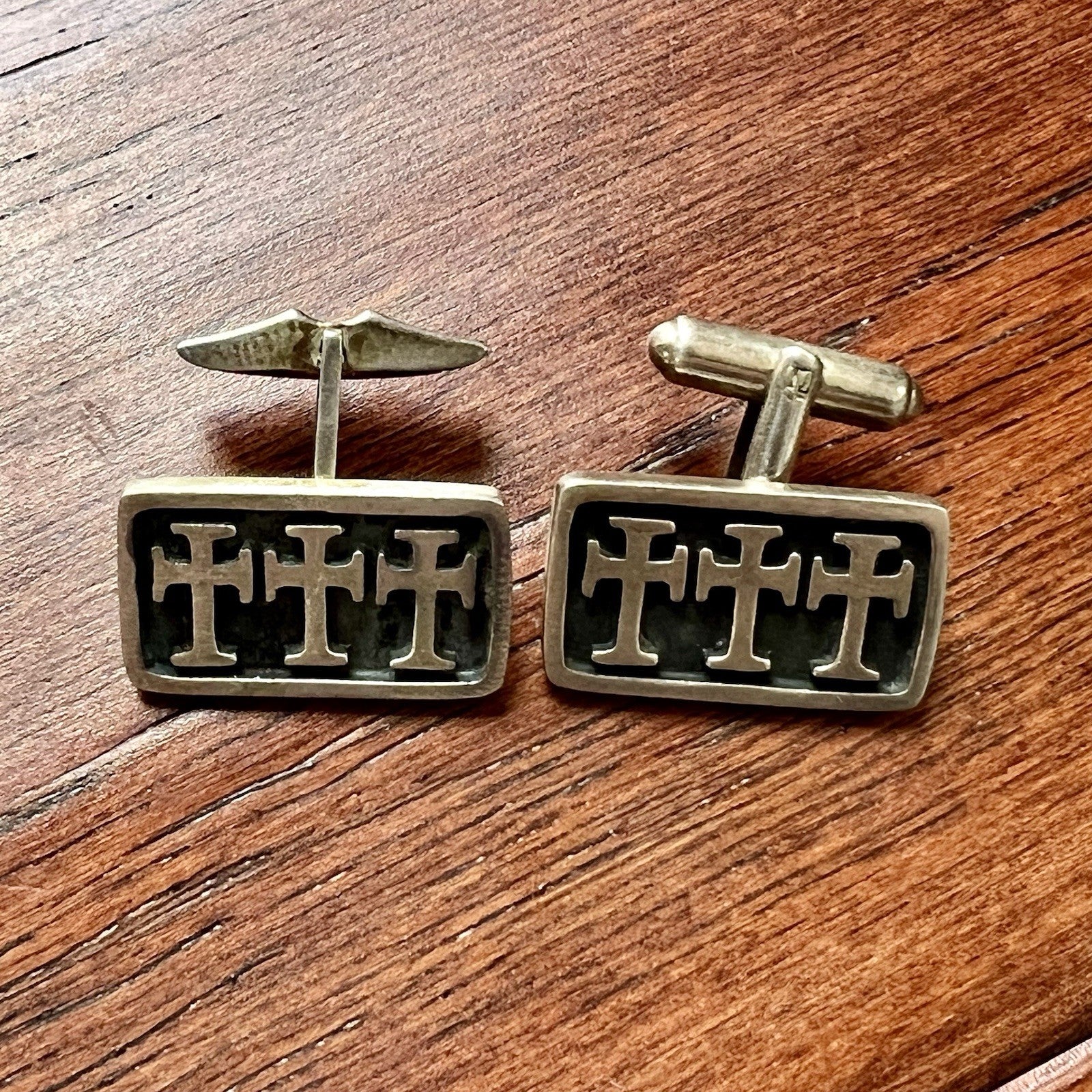 APOLLO 12 * LUNAR SURFACE FLOWN Cross Cufflinks * ALAN BEAN * MOON Autograph COA