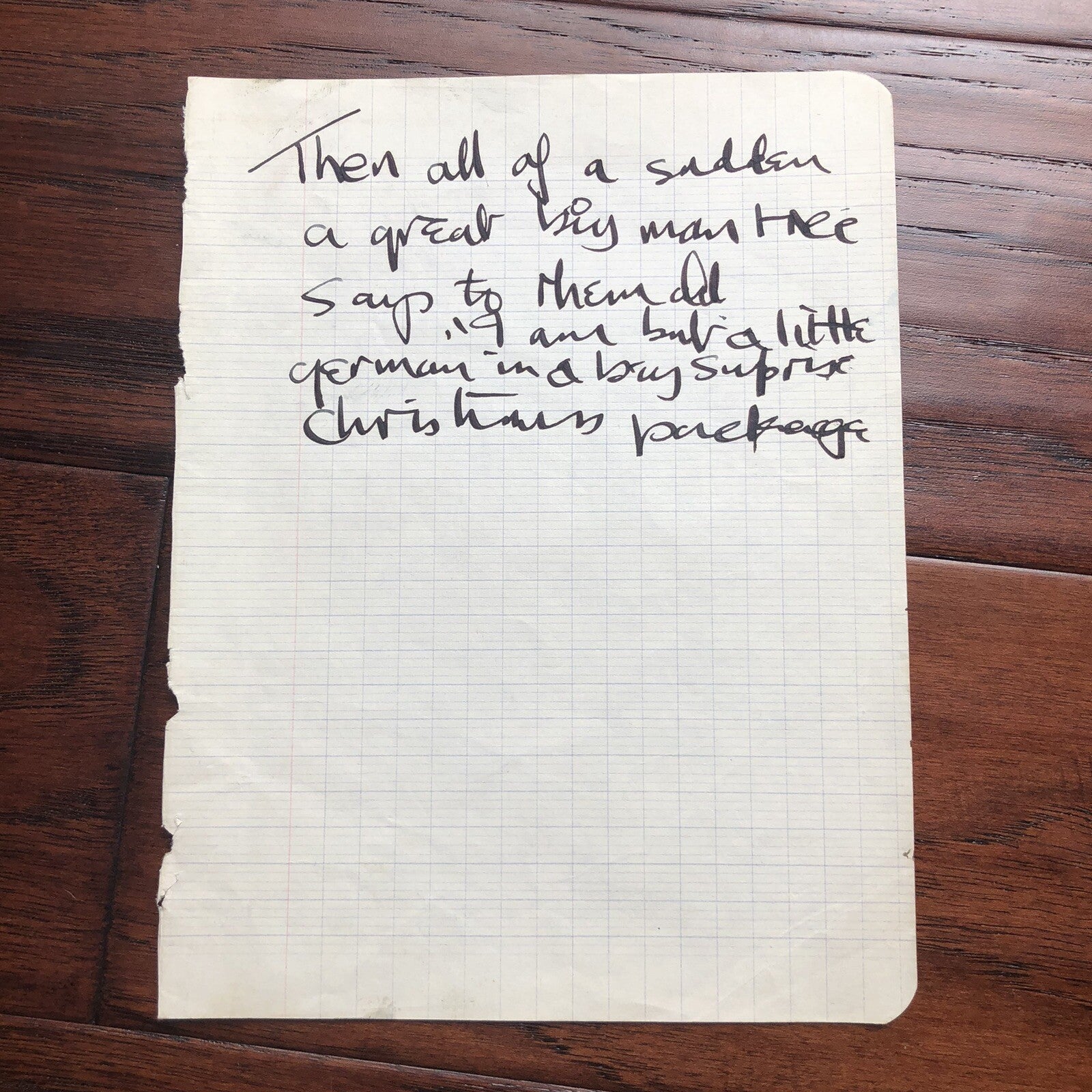 JOHN LENNON * JSA LOA * Handwritten Autograph Prose Poem Lyrics * Not Signed