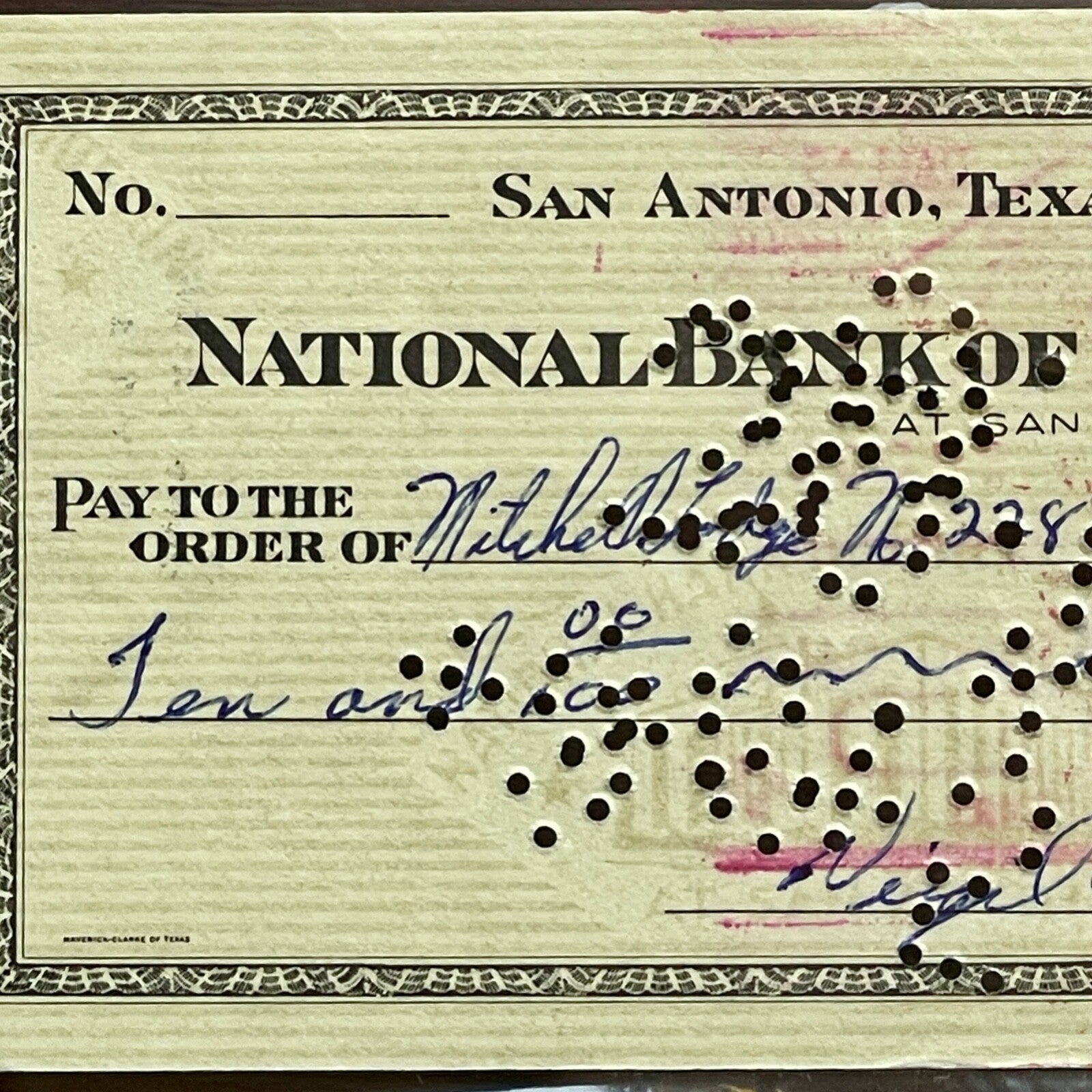 VIRGIL "GUS" GRISSOM * PSA * Autograph BANK CHECK Signed * Apollo 1 Astronaut