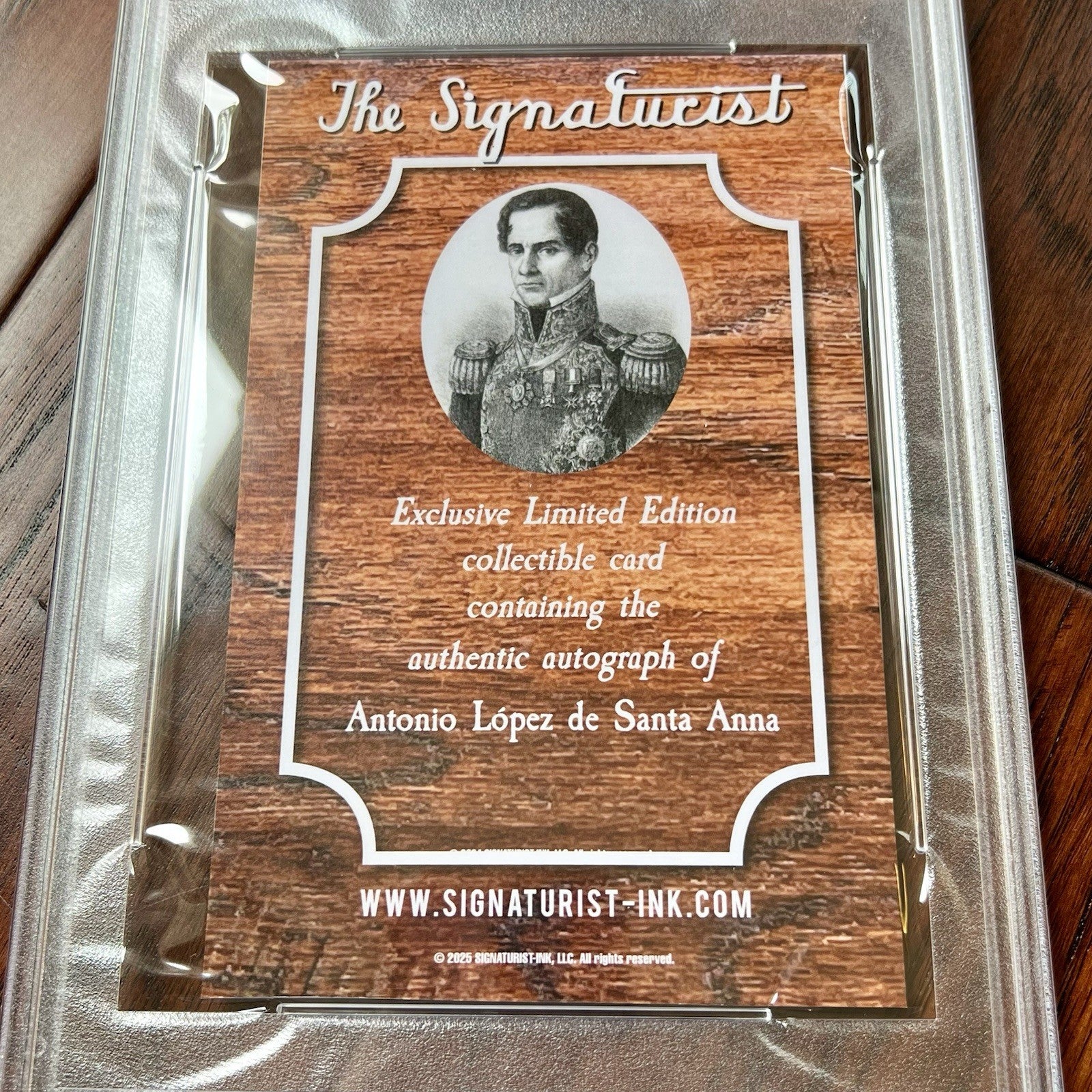 ANTONIO LOPEZ DE SANTA ANNA * PSA * Autograph Cut Signature ALAMO Signed