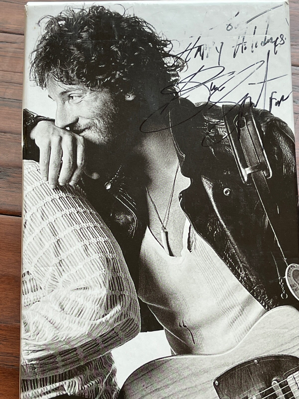 BRUCE SPRINGSTEEN *JSA LOA* AUTOGRAPH "Born To Run" 30th Anniv. Box Set SIGNED