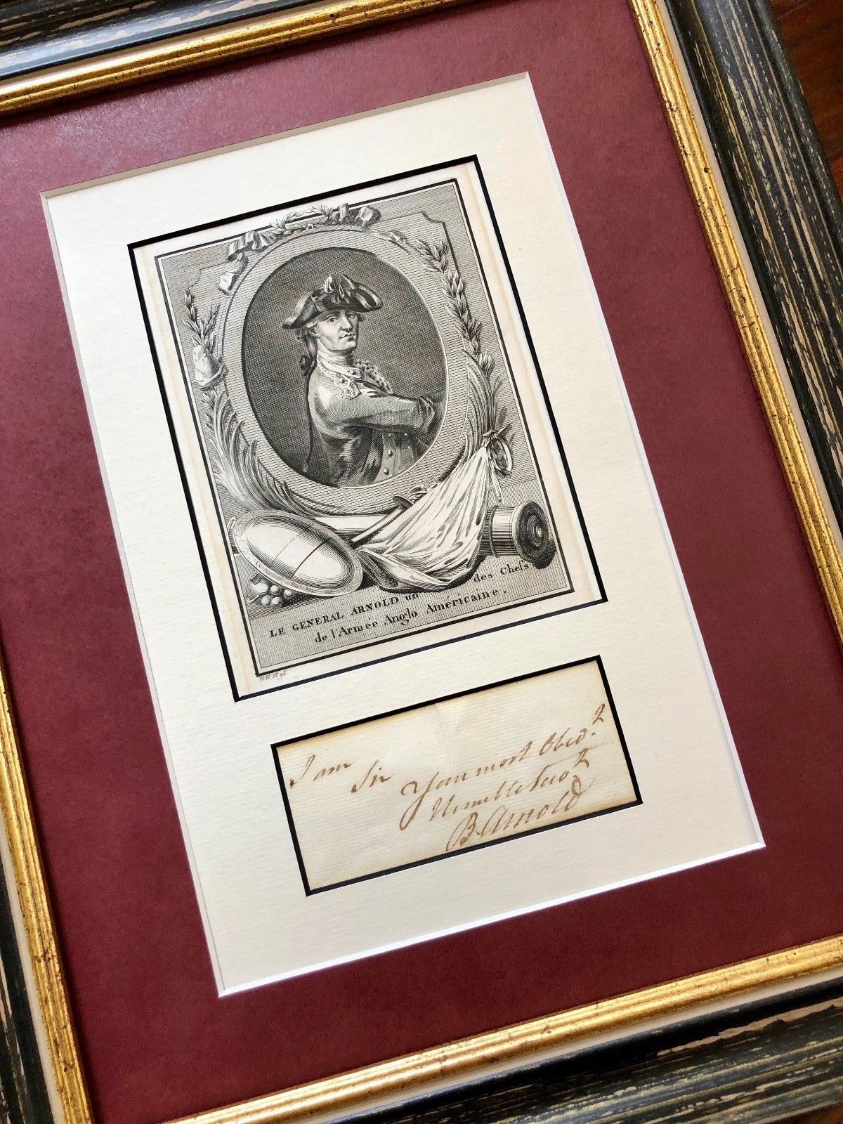 BENEDICT ARNOLD * AUTOGRAPH Note Signed * Revolutionary War TRAITOR * TREASON