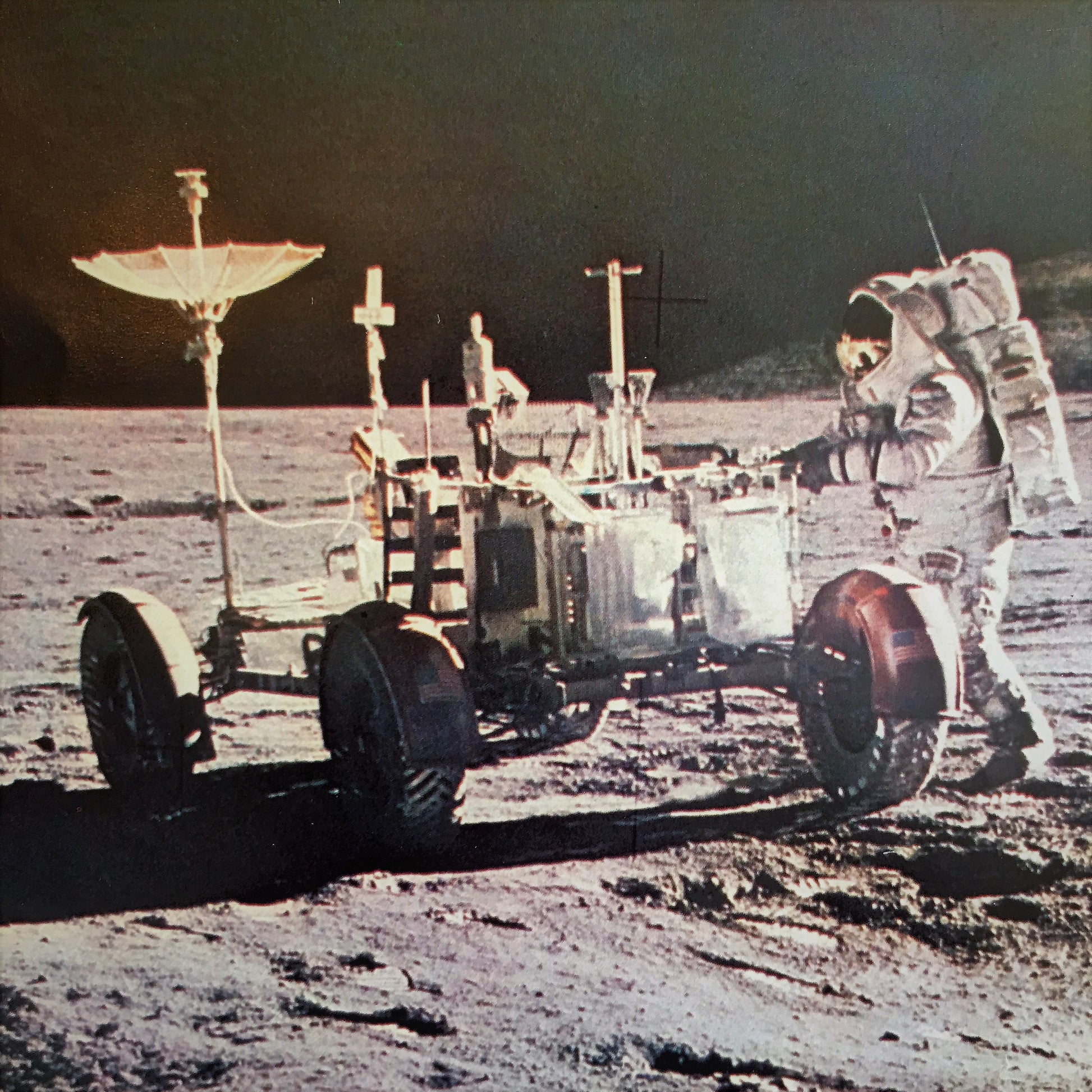 APOLLO 15 CREW SIGNED * Jim IRWIN Dave SCOTT Al WORDEN * Autograph photo