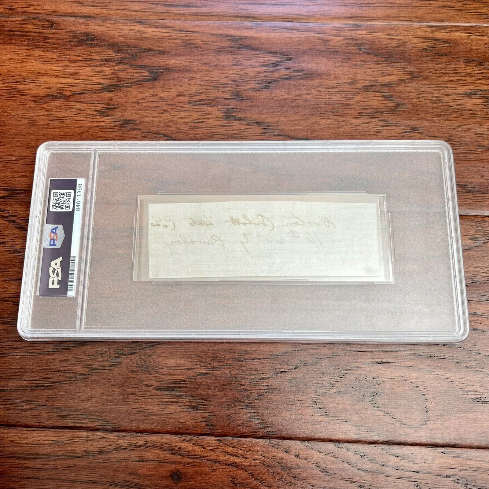 BOSTON CORBETT * PSA/DNA * Autograph Abraham Lincoln Avenger Signed * Shot Booth