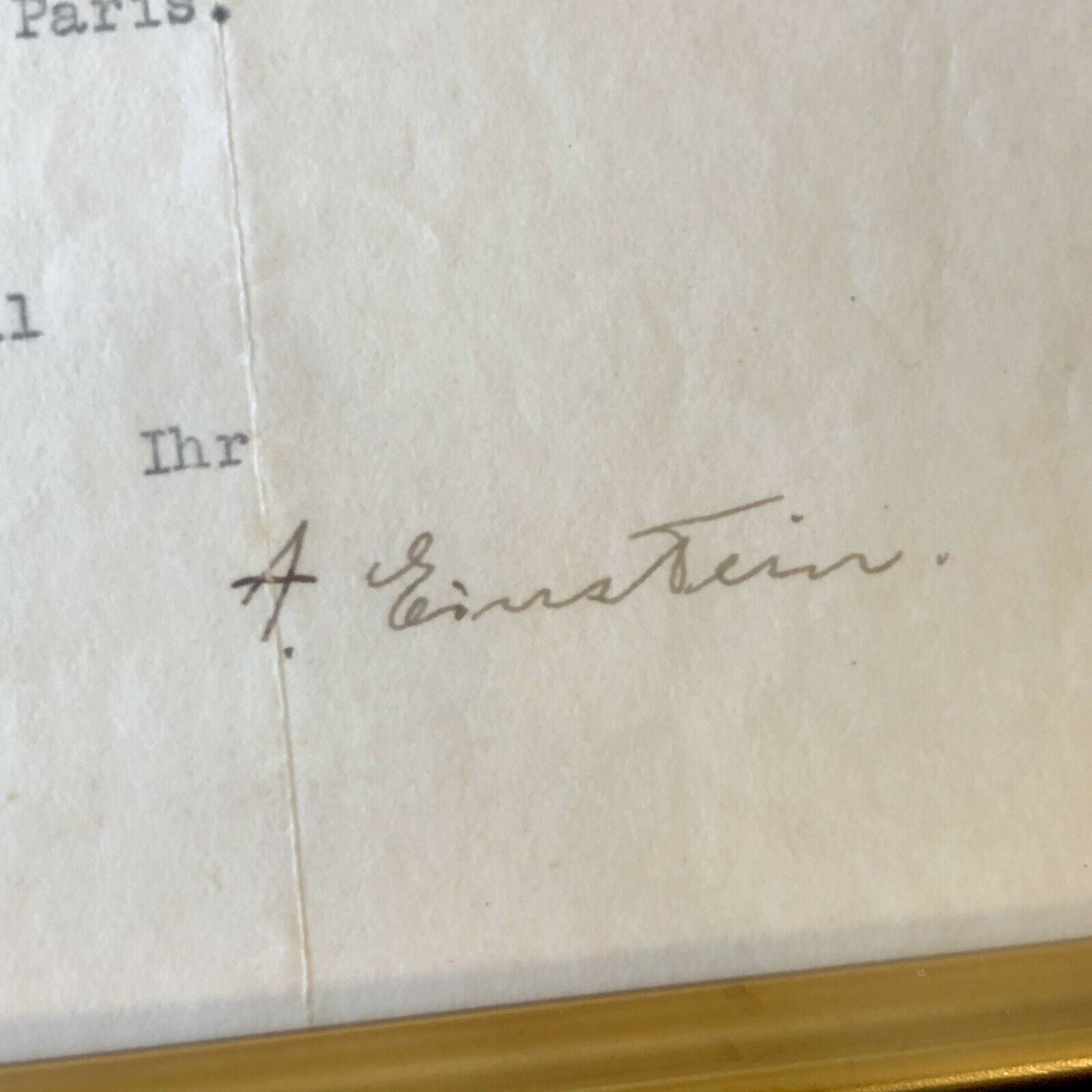 ALBERT EINSTEIN * JSA LOA * Autograph Letter Signed While Fleeing Nazi Germany
