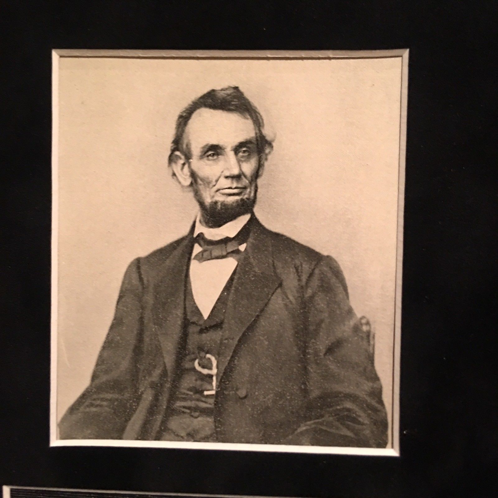 ABRAHAM LINCOLN * PSA/DNA * 5 Handwritten Cut Words * not Autograph or Signed