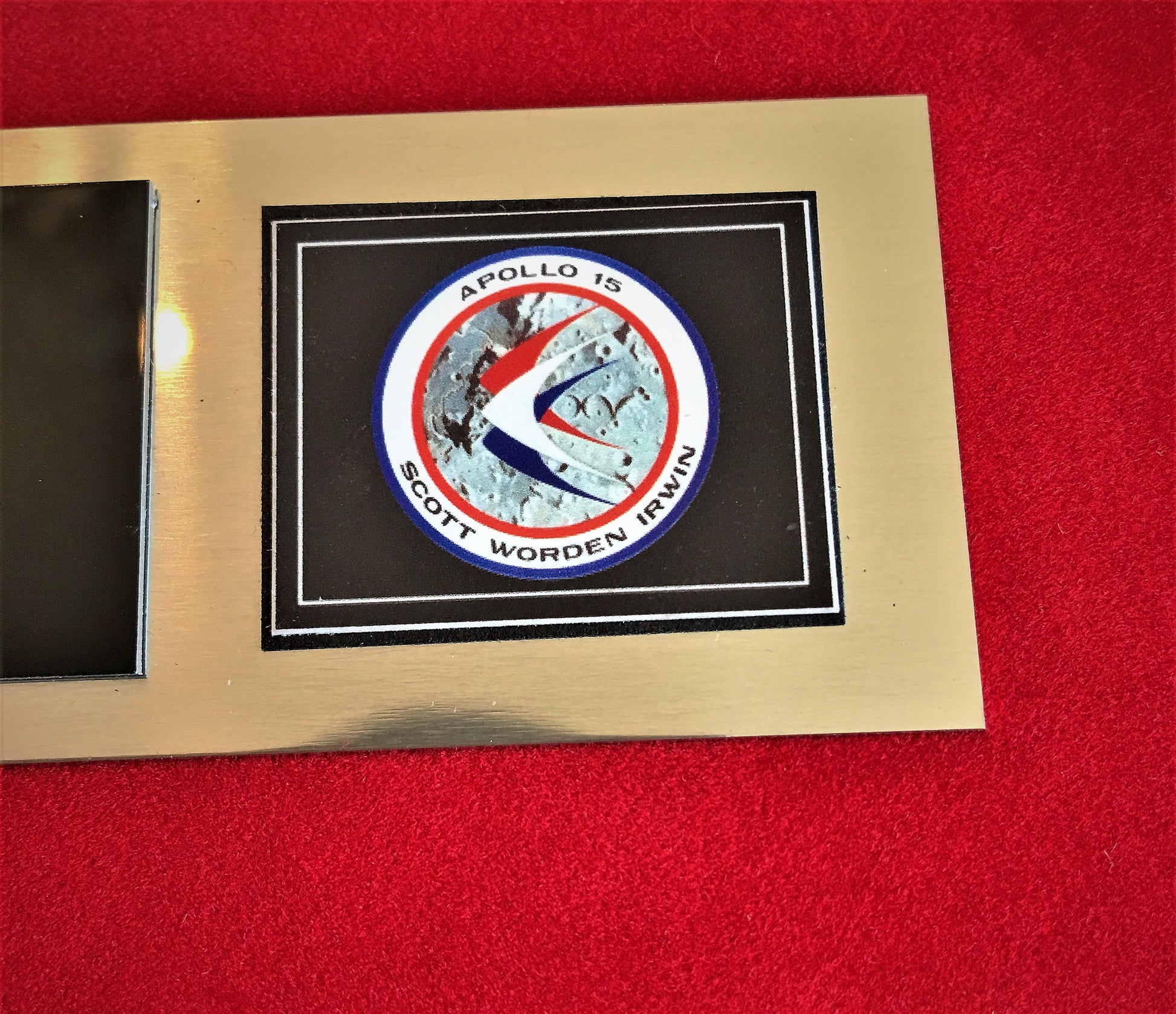 APOLLO 15 CREW SIGNED * Jim IRWIN Dave SCOTT Al WORDEN * Autograph photo