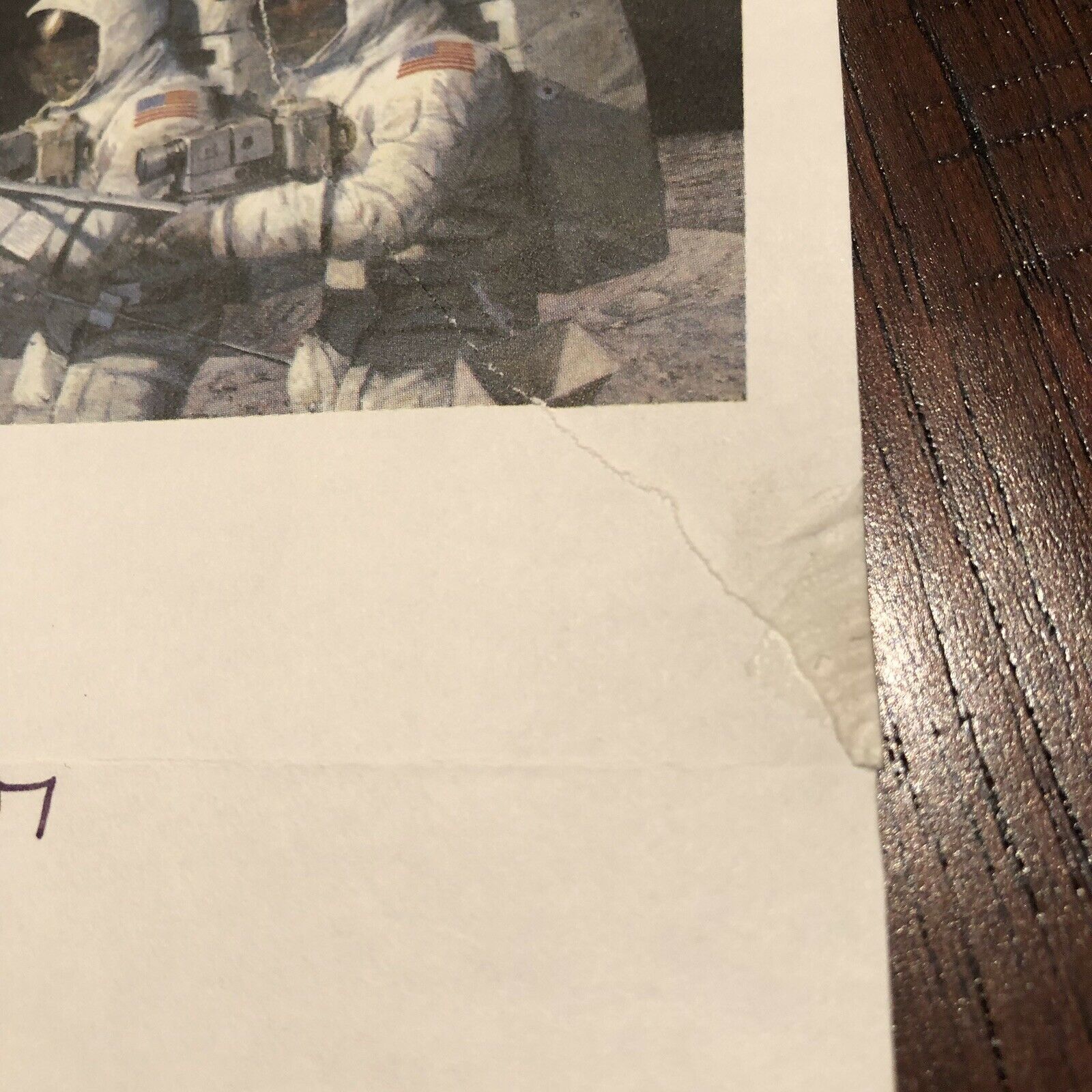 APOLLO 12 * Patch FLOWN TO THE MOON * Alan Bean COA * Hand signed Autograph