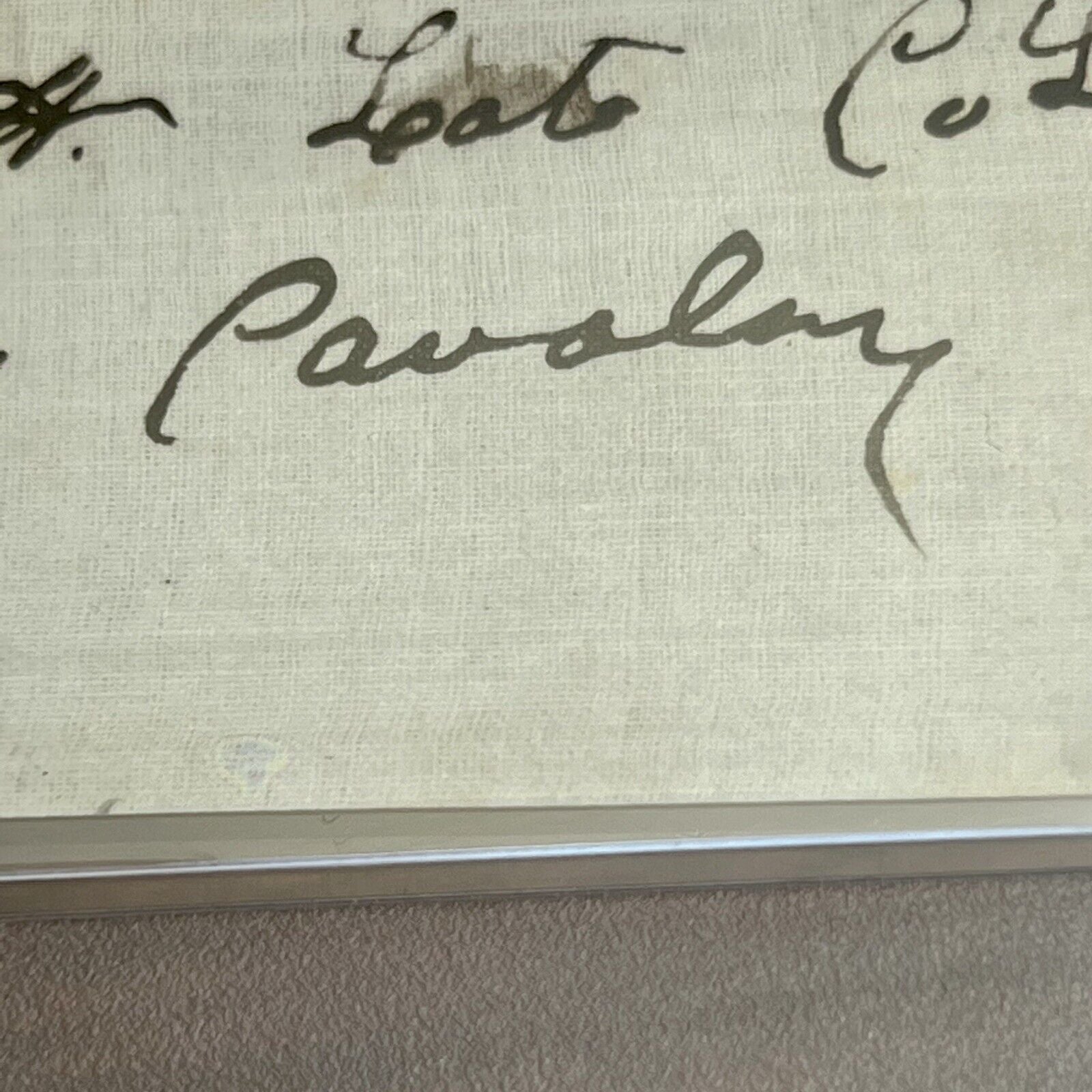 BOSTON CORBETT * PSA/DNA * Autograph Abraham Lincoln Avenger Signed * Shot Booth