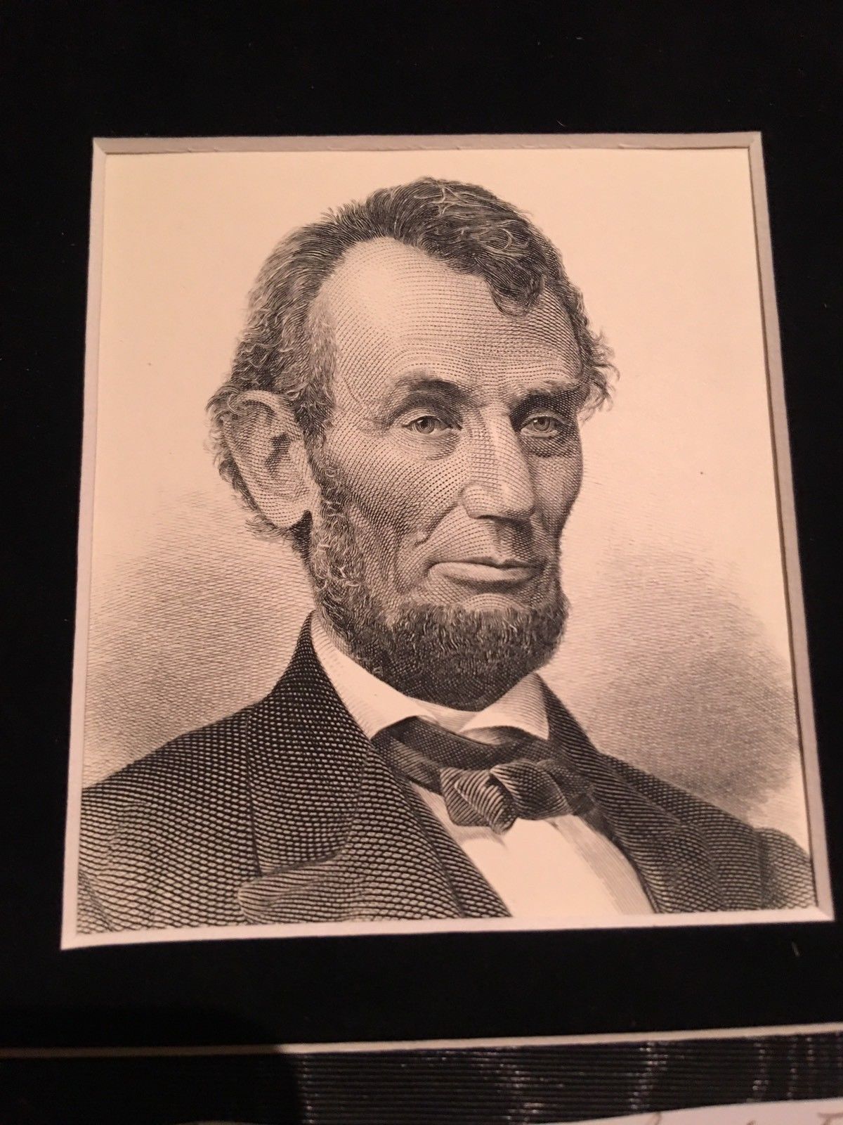 ABRAHAM LINCOLN * PSA/DNA * 5 Handwritten Cut Words * not Autograph or Signed