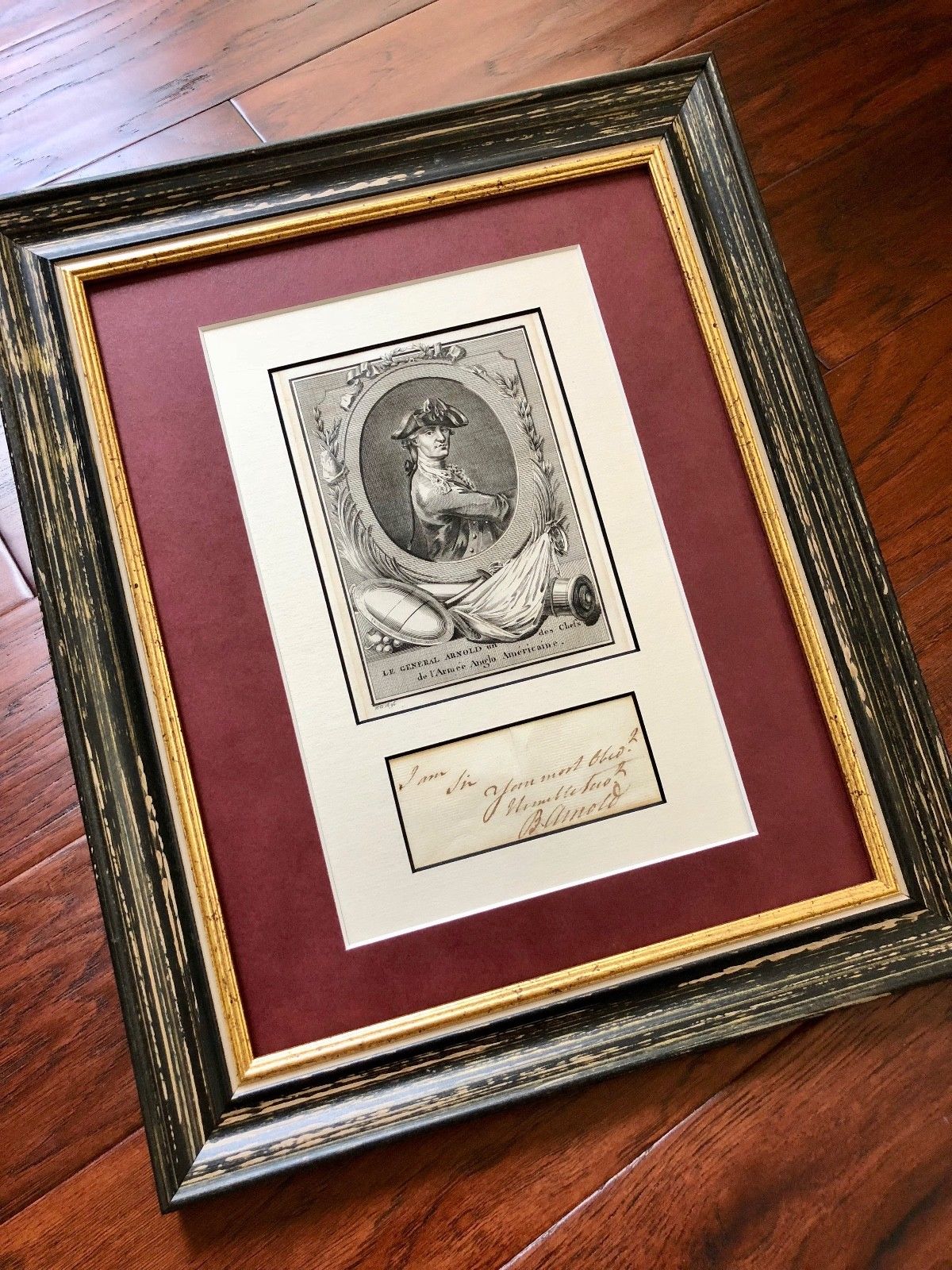 BENEDICT ARNOLD * AUTOGRAPH Note Signed * Revolutionary War TRAITOR * TREASON