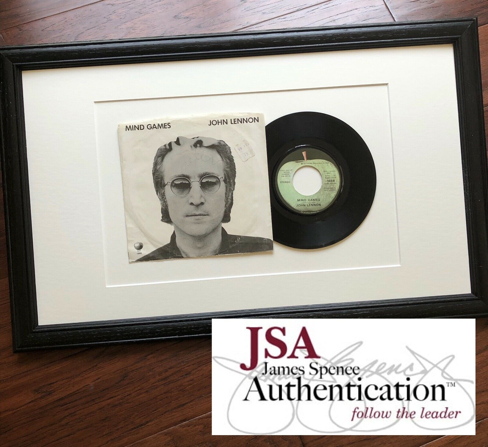 JOHN LENNON * JSA LOA * Autograph Mind Games LP Signed * The Beatles