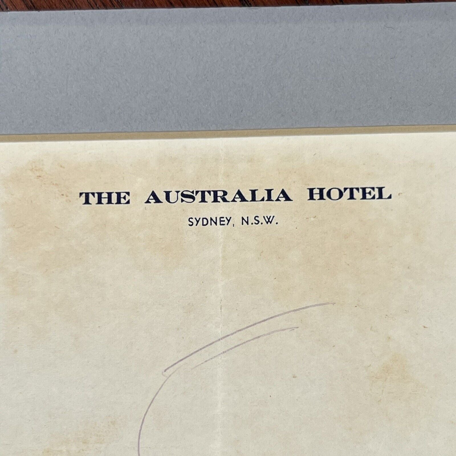 ALFRED HITCHCOCK * Autograph Sketch Signed Self-Portrait Drawing Caricature JSA